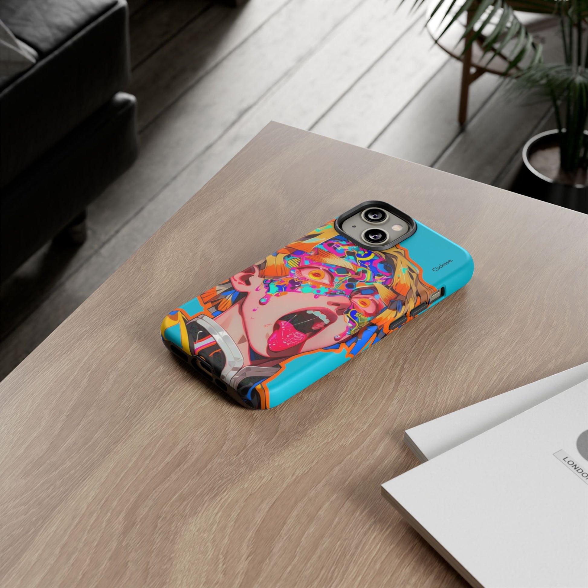 Zenitsu Agatsuma – Neon Thunder Pop Art Tough Phone Case by