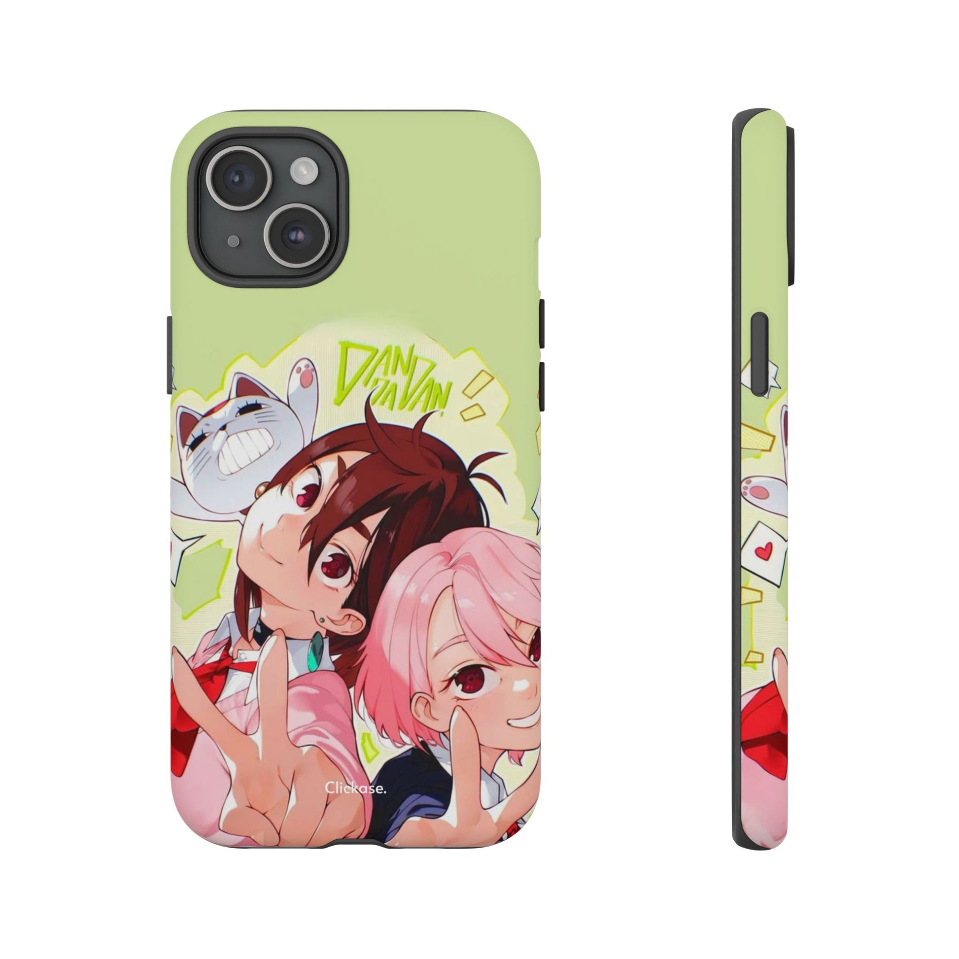 Momo & Aira - Dan Da Dan Tough Phone CasePhone CaseClickase®Momo & Aira