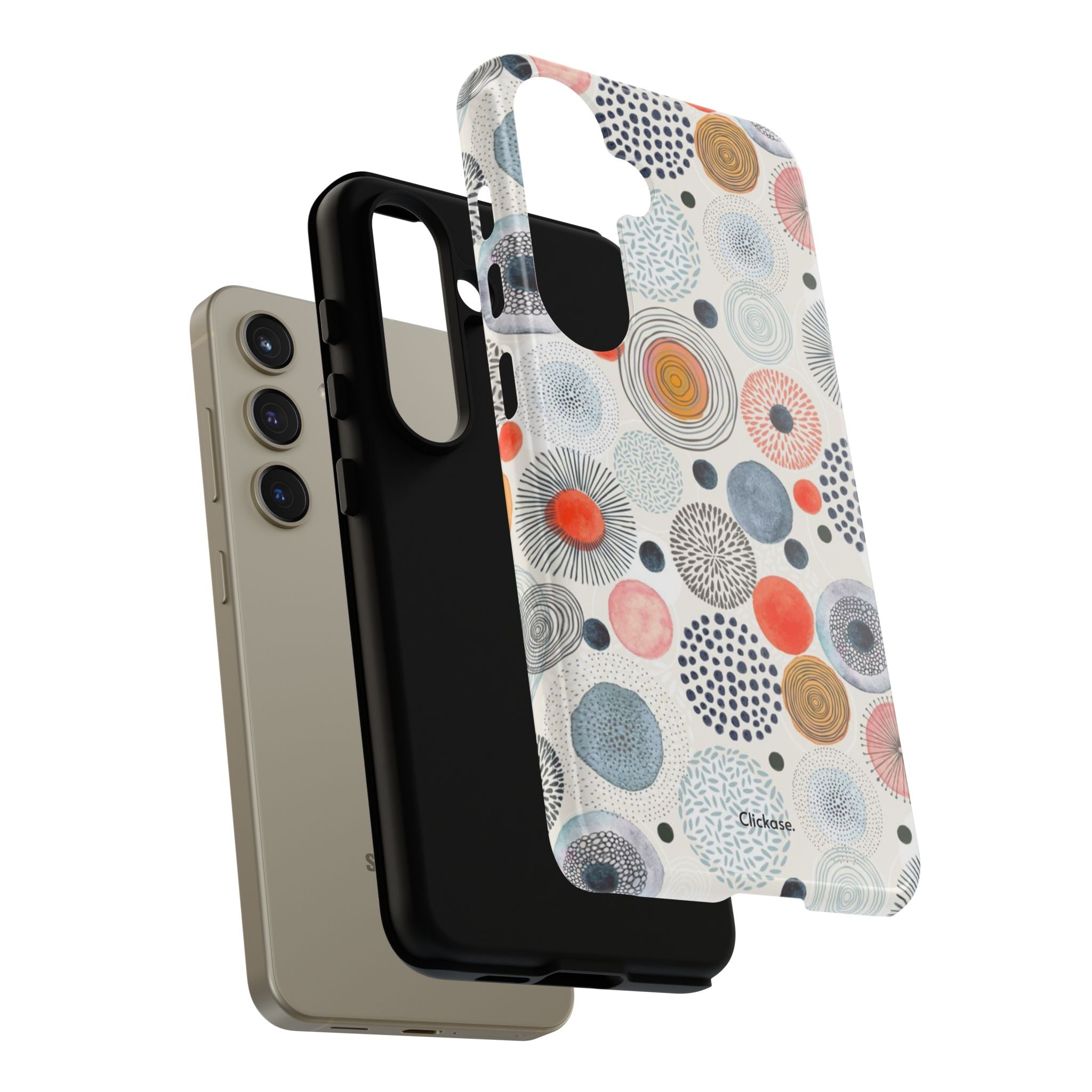 Colorful Abstract Tough Phone Case by