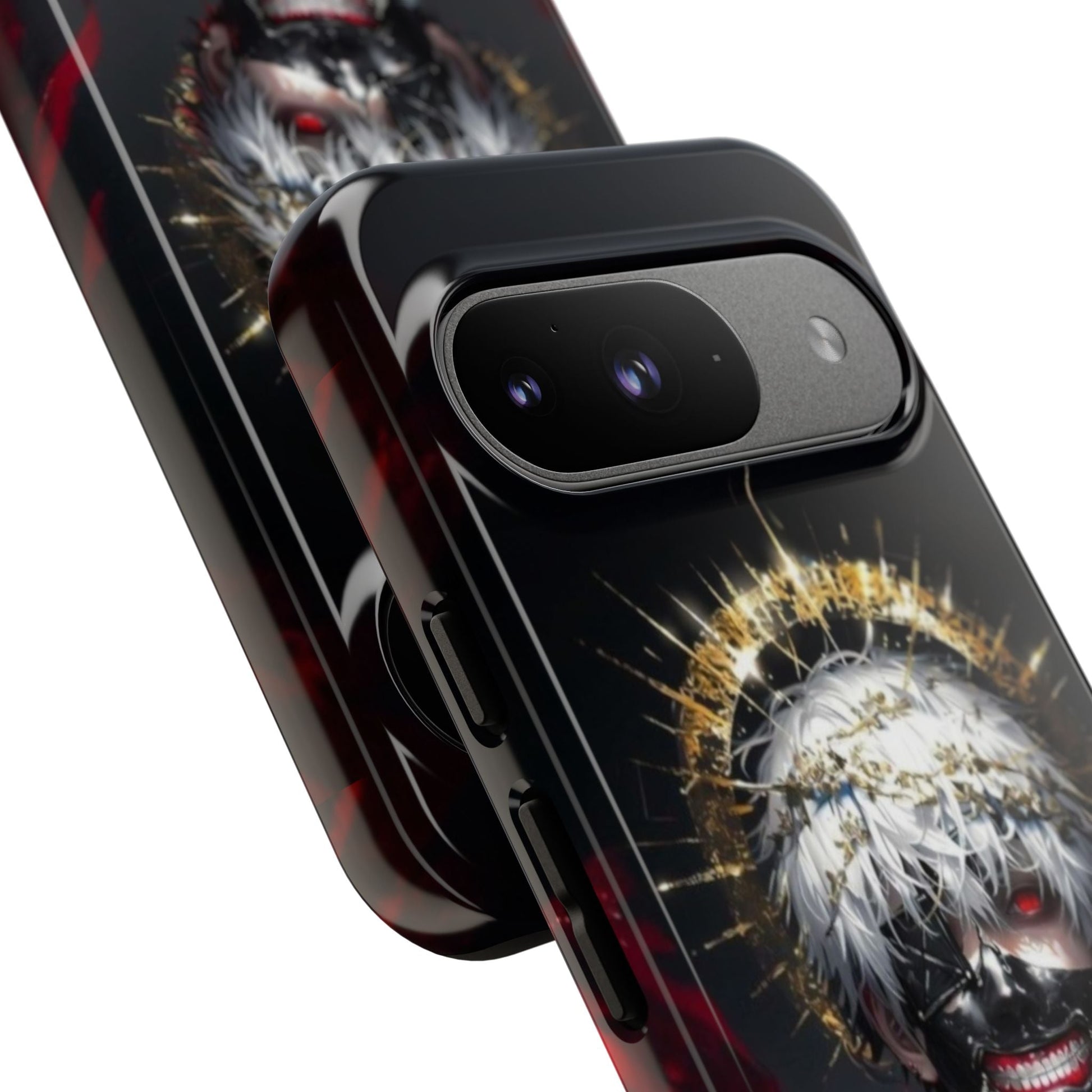 Ken Kaneki anime touch phone case with vibrant 3D design and durable shock-absorbing protection