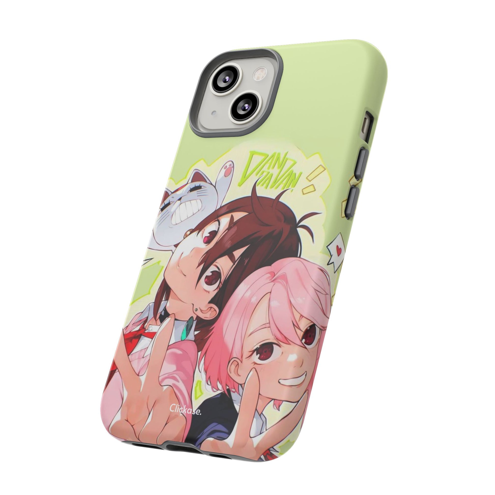 Momo & Aira - Dan Da Dan Tough Phone CasePhone CaseClickase®Momo & Aira