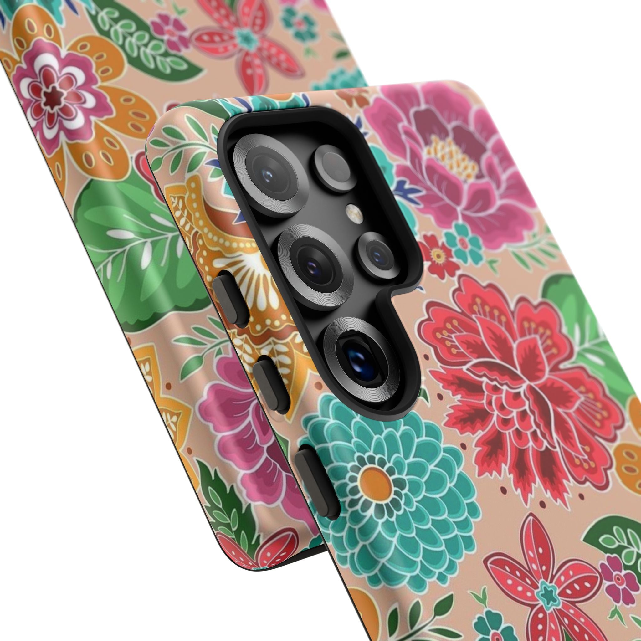 Cute Floral Design Tough Phone Case by