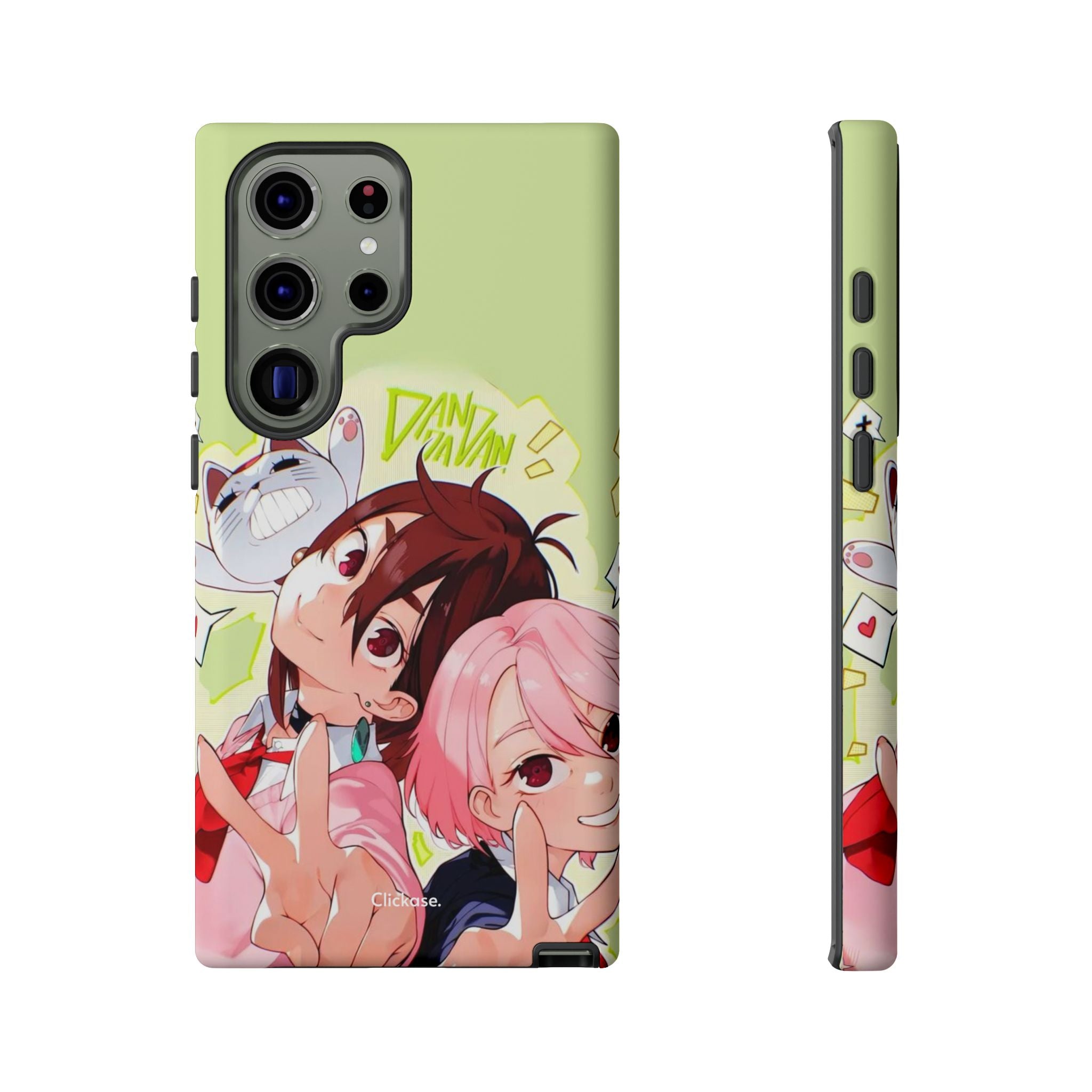 Momo & Aira - Dan Da Dan Tough Phone CasePhone CaseClickase®Momo & Aira