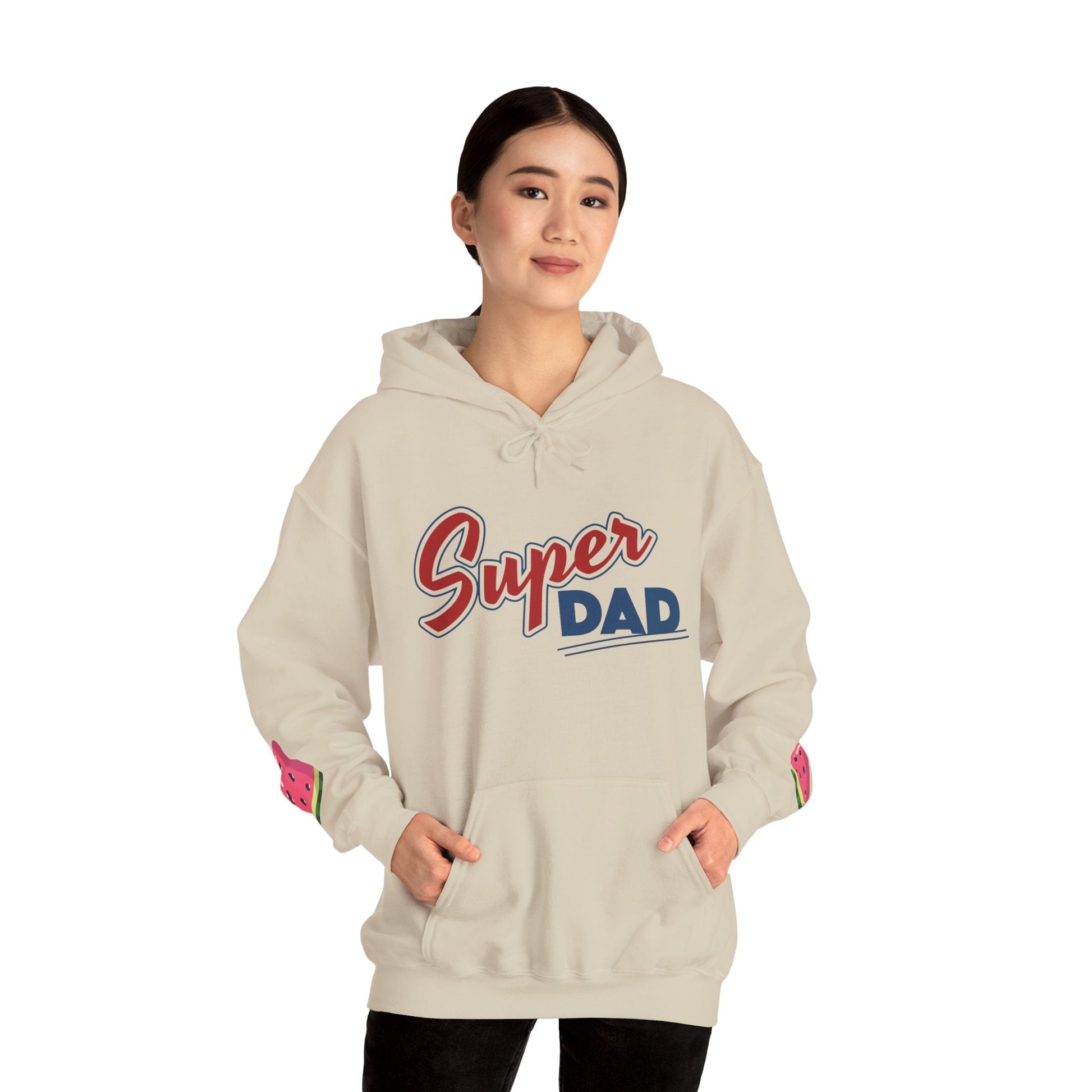 Super Dad Heart Hoodie by