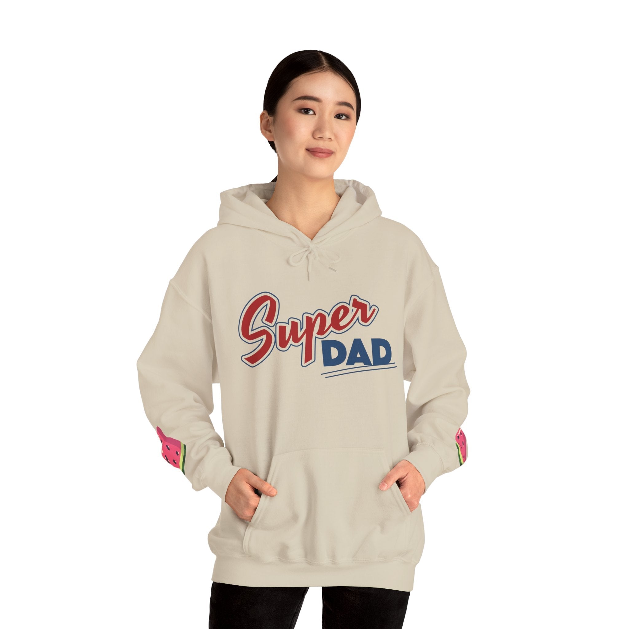 Super Dad Heart Hoodie by