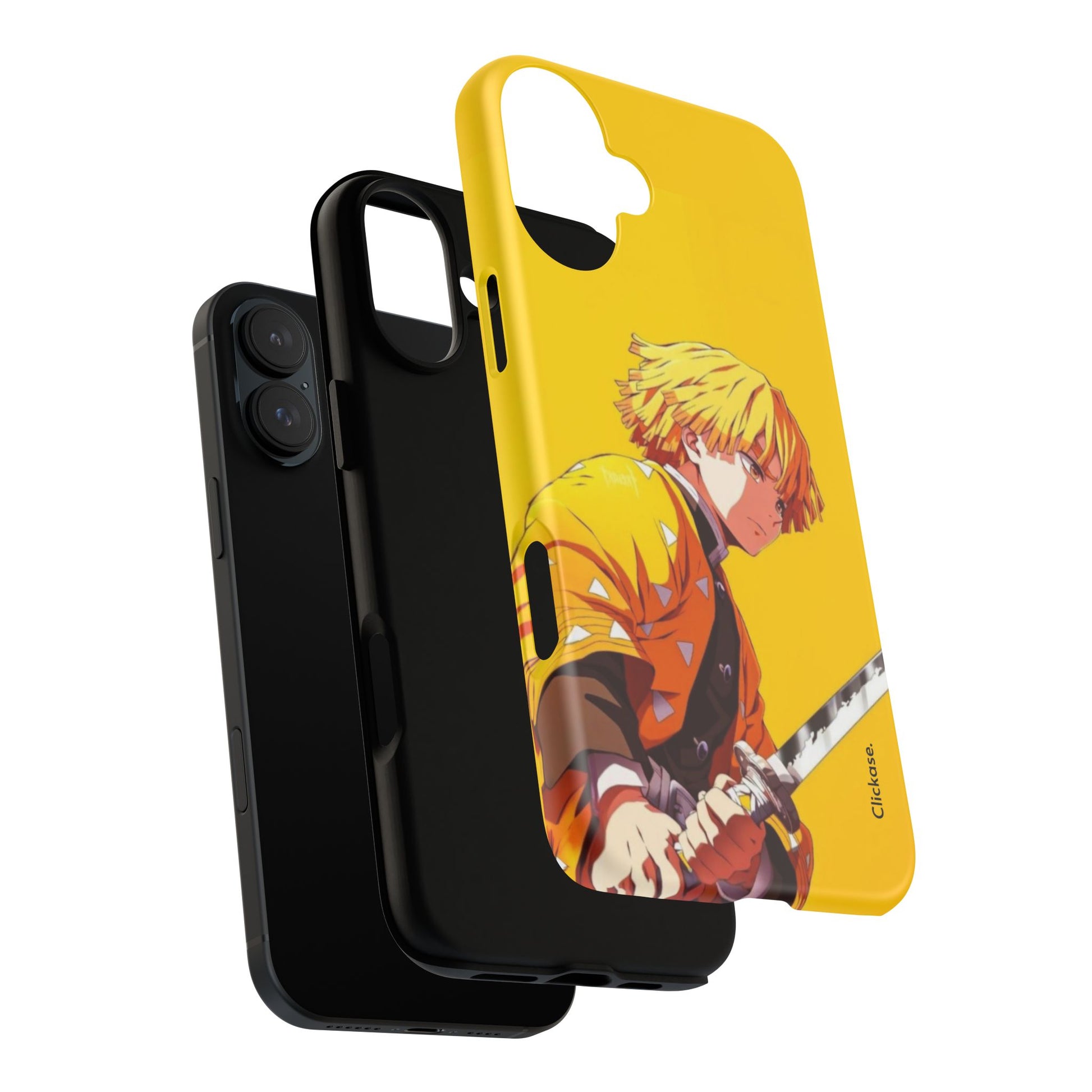 Zenitsu Agatsuma – Thunder Breathing Lightning Strike Tough Phone Case by