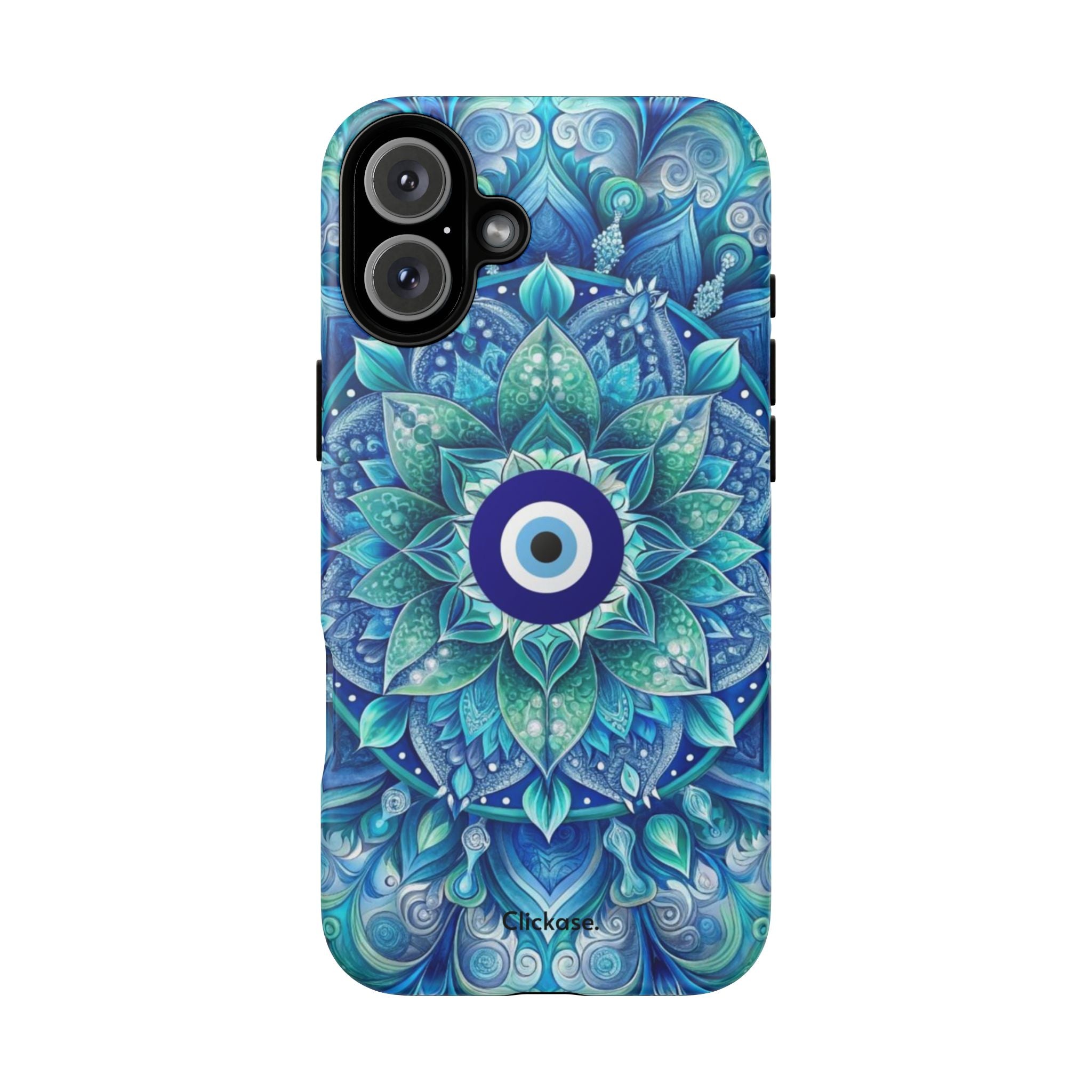 Mandala Design Blue Eye Pattern Tough Phone Case by