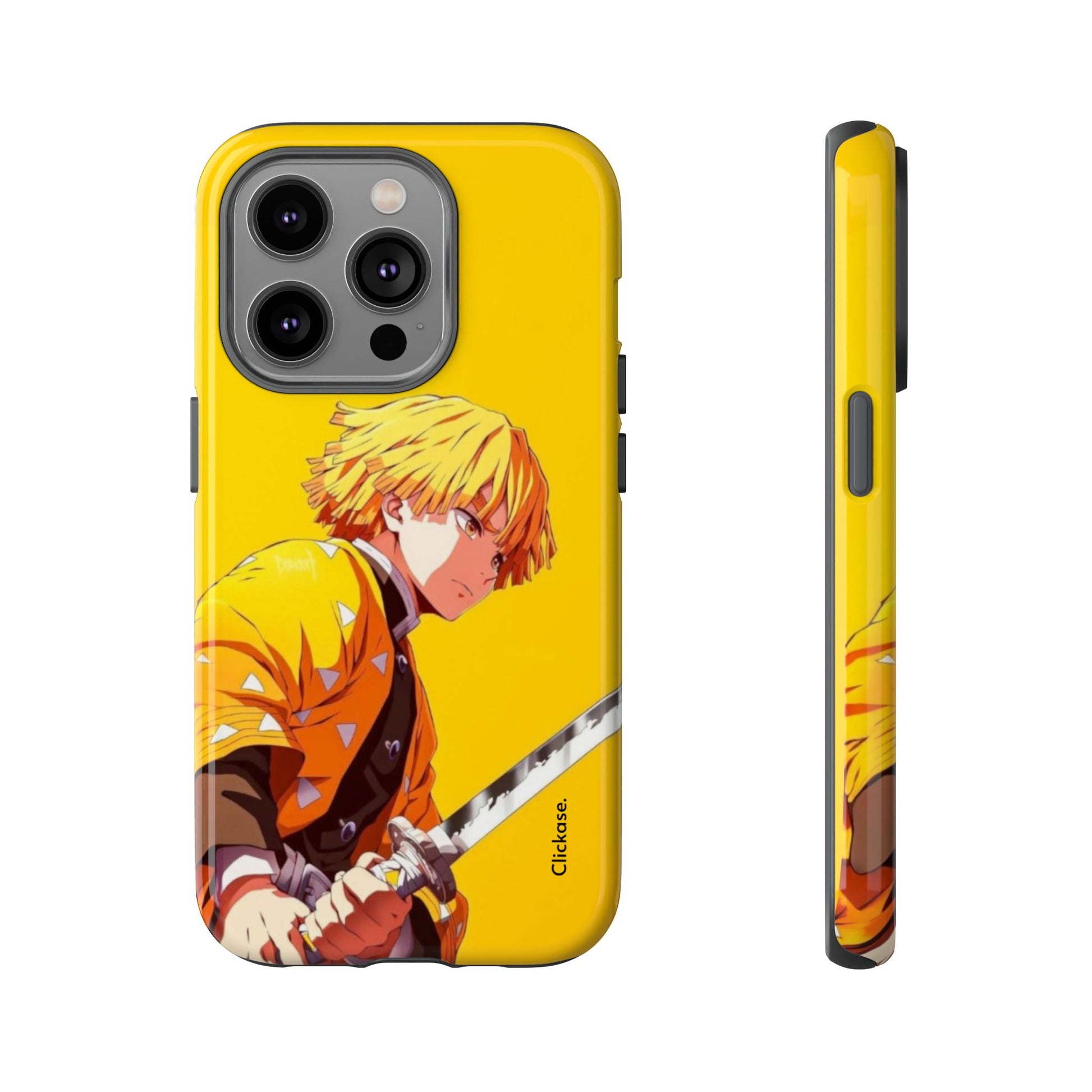 Zenitsu Agatsuma – Thunder Breathing Lightning Strike Tough Phone Case by