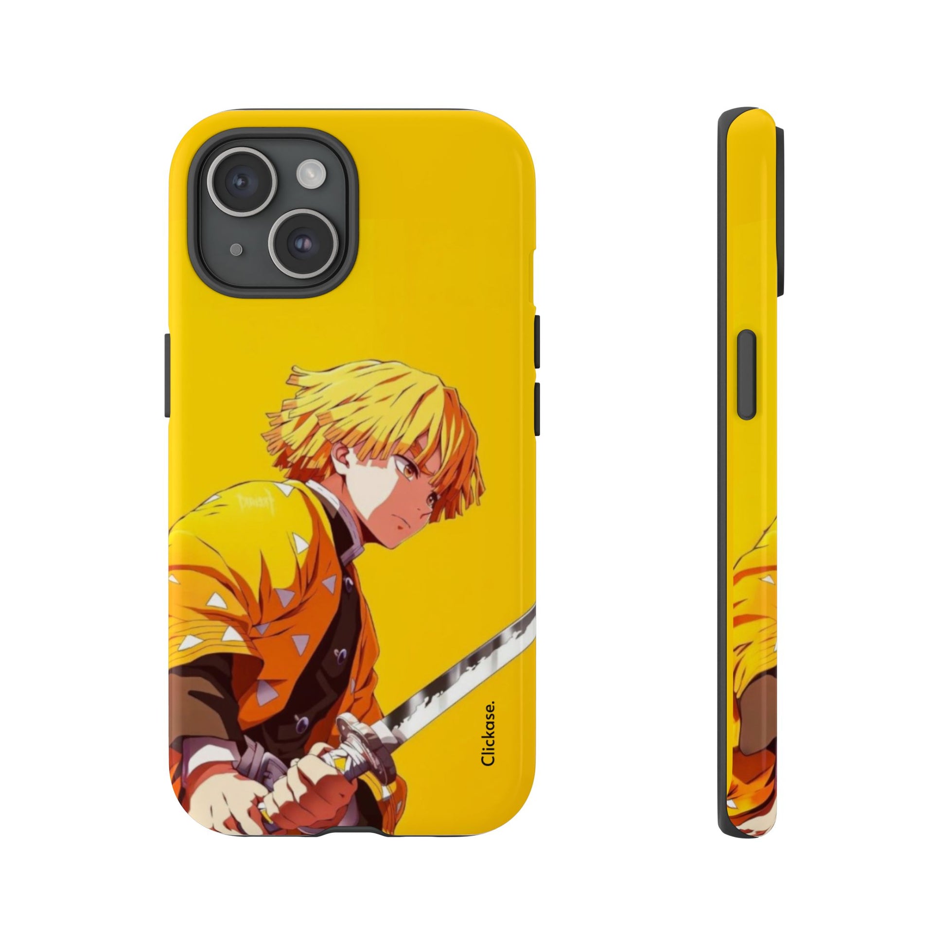 Zenitsu Agatsuma – Thunder Breathing Lightning Strike Tough Phone Case by