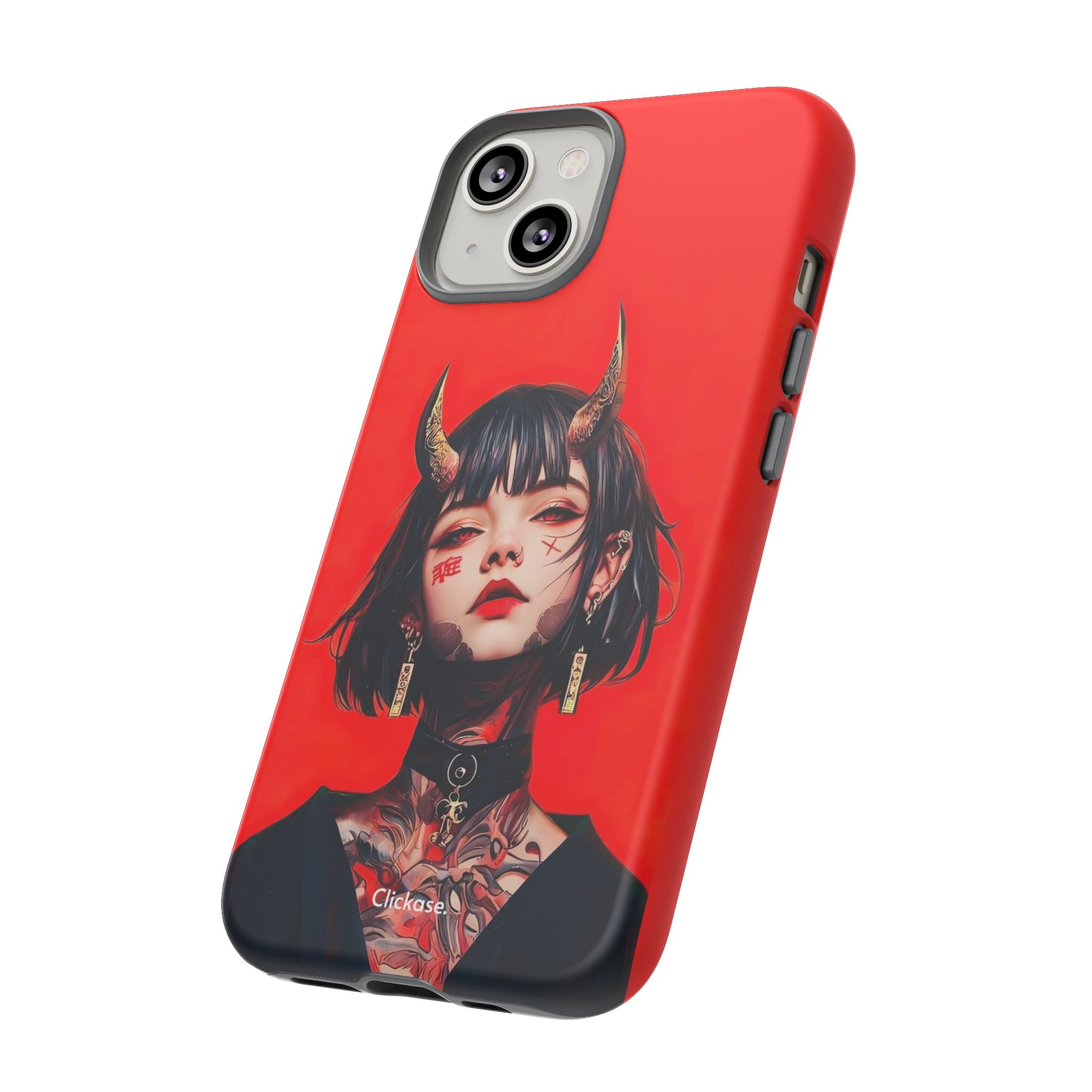 Stylish Phone Case with Edgy Design, Unique Phone Cover, Gothic Aesthetic Accessories, Trendy Cell Phone Case, Perfect Gift for Teens by