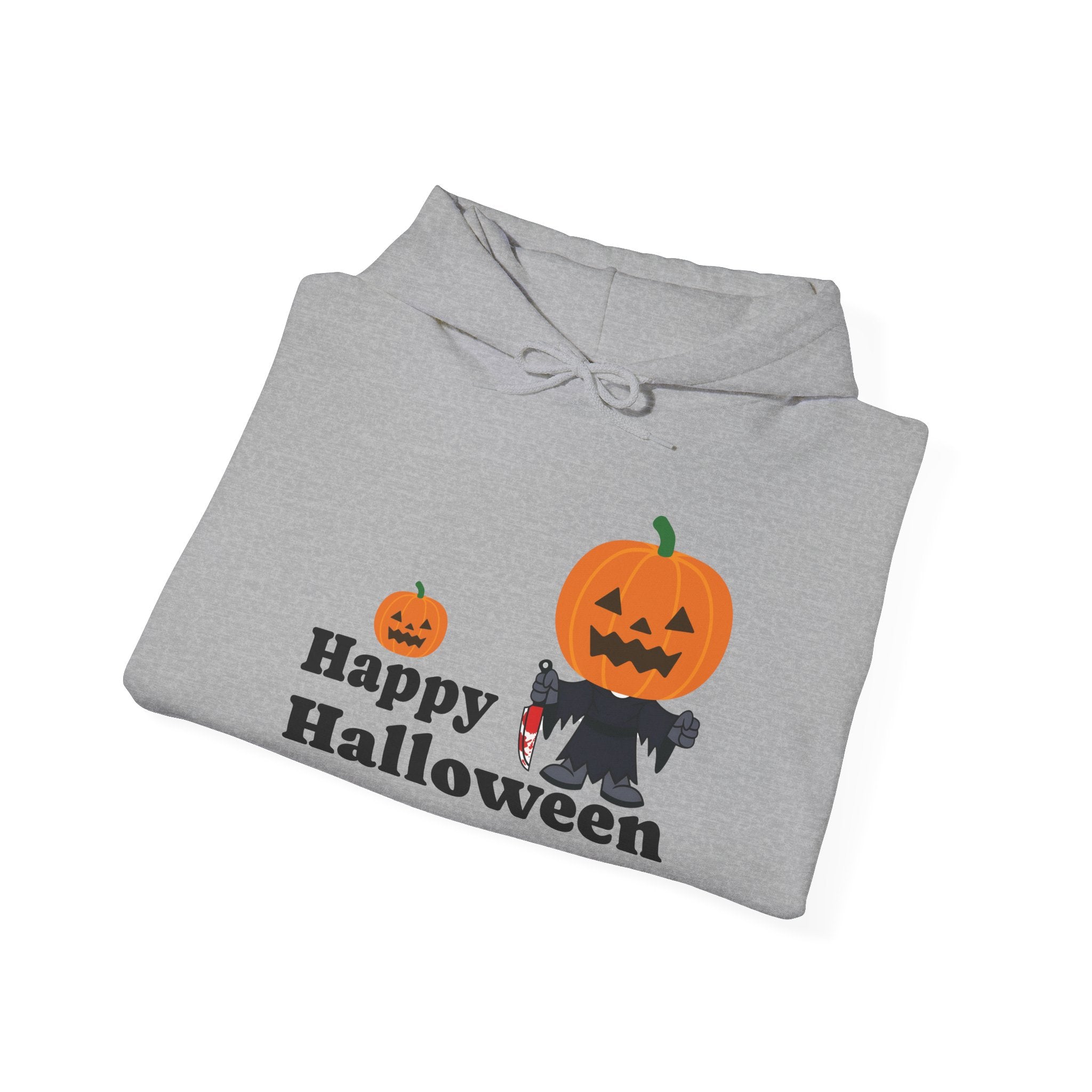Halloween Pumpkin Hoodie - Unisex Heavy Blend