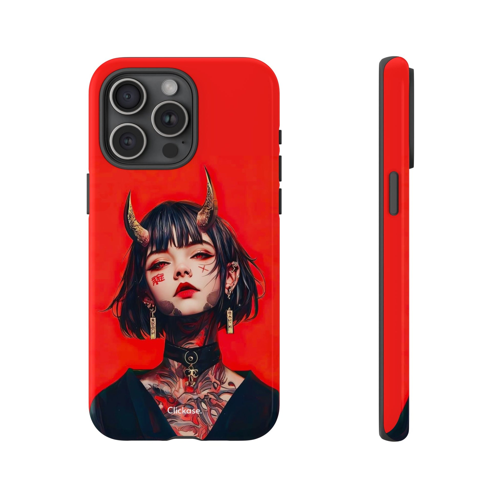 Stylish Phone Case with Edgy Design, Unique Phone Cover, Gothic Aesthetic Accessories, Trendy Cell Phone Case, Perfect Gift for Teens by