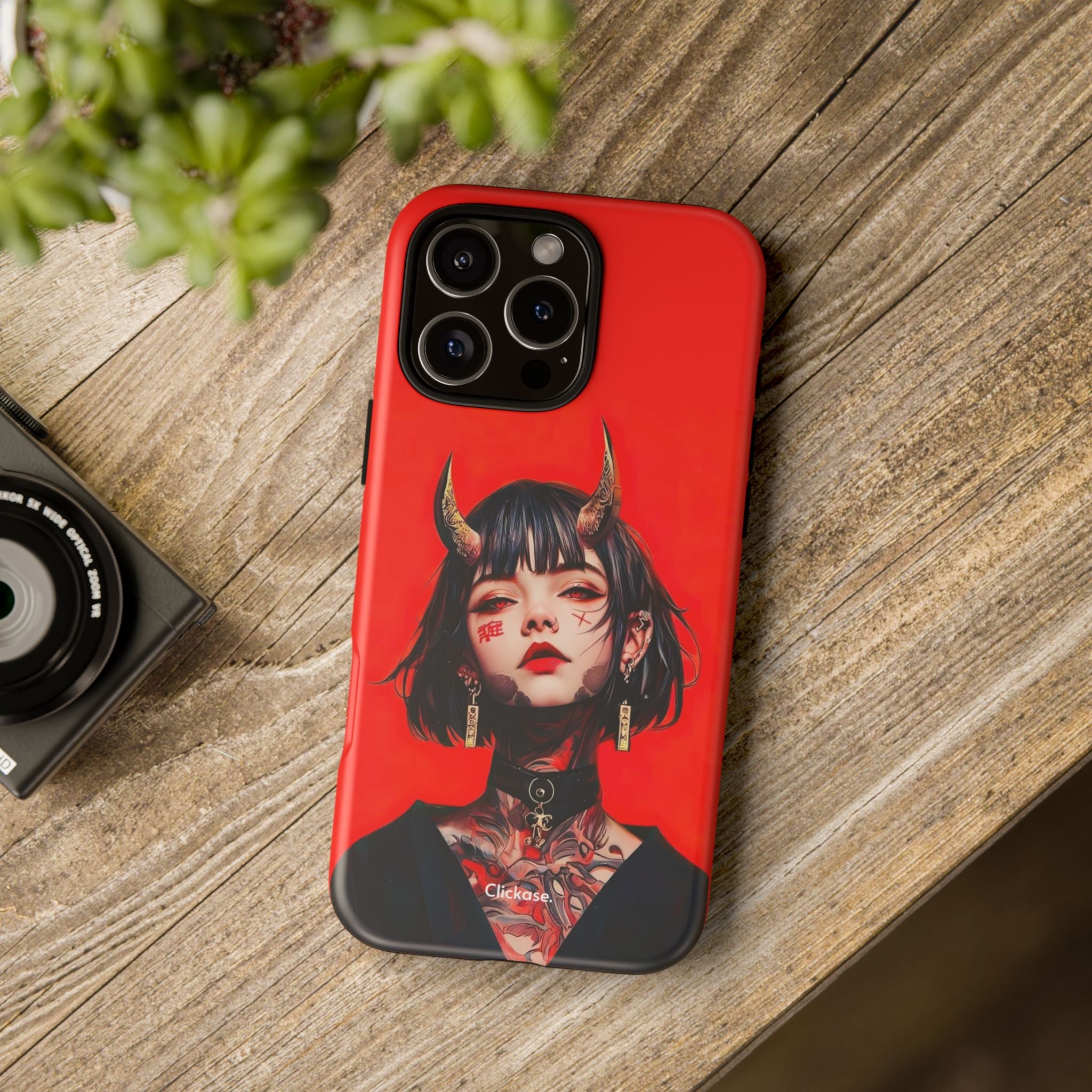 Stylish Phone Case with Edgy Design, Unique Phone Cover, Gothic Aesthetic Accessories, Trendy Cell Phone Case, Perfect Gift for Teens by