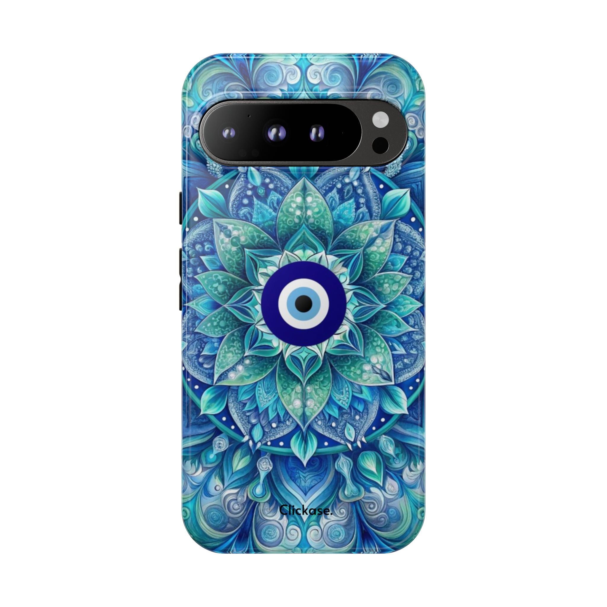 Mandala Design Blue Eye Pattern Tough Phone Case by