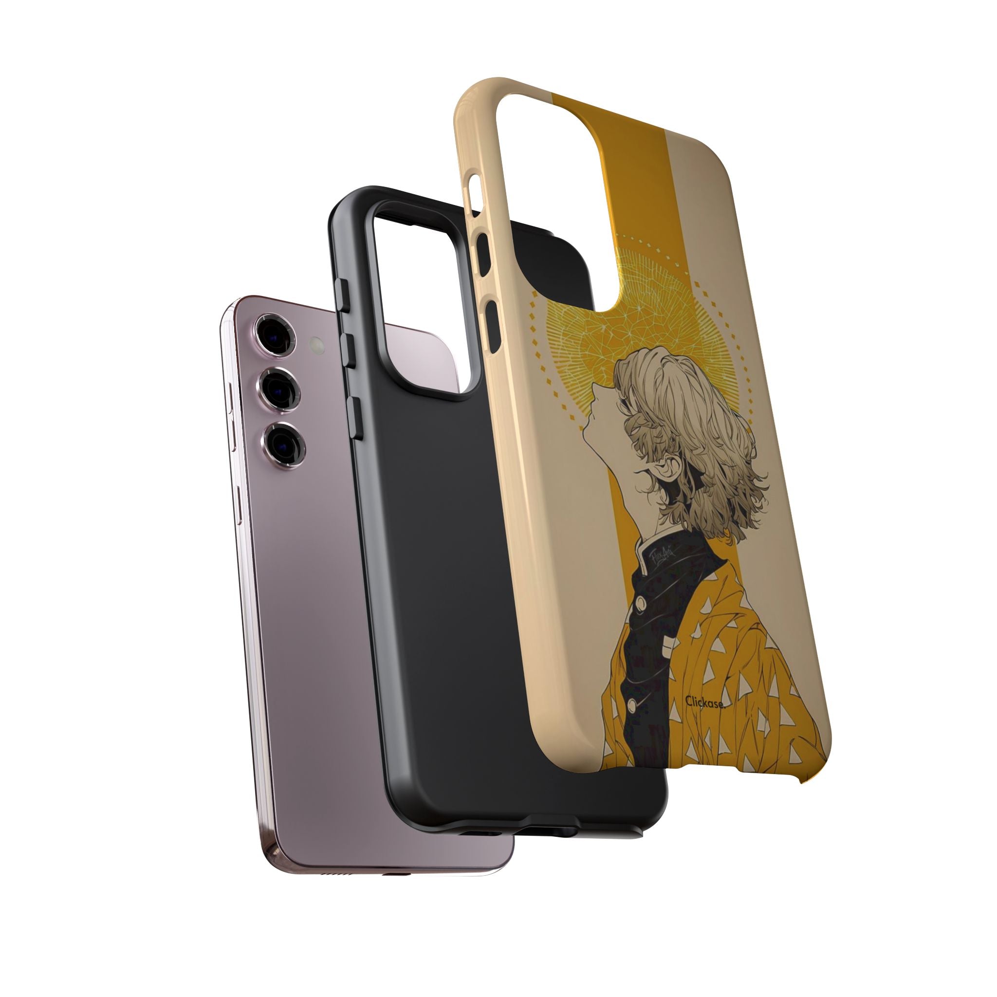Stylish Phone Case - Artistic Tough Case for Protection, Gift for Him/Phone CaseClickase®Stylish Phone Case