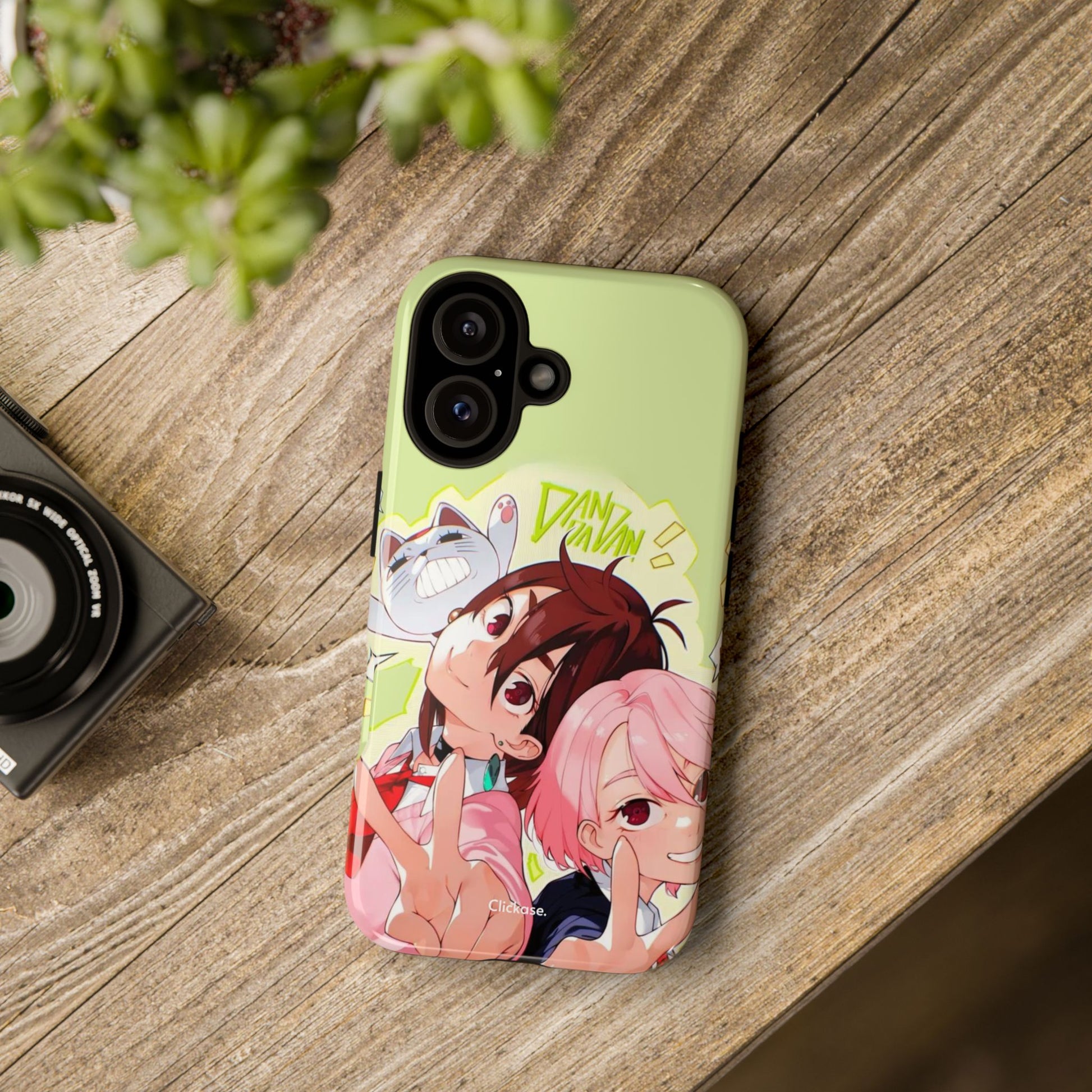 Momo & Aira - Dan Da Dan Tough Phone CasePhone CaseClickase®Momo & Aira