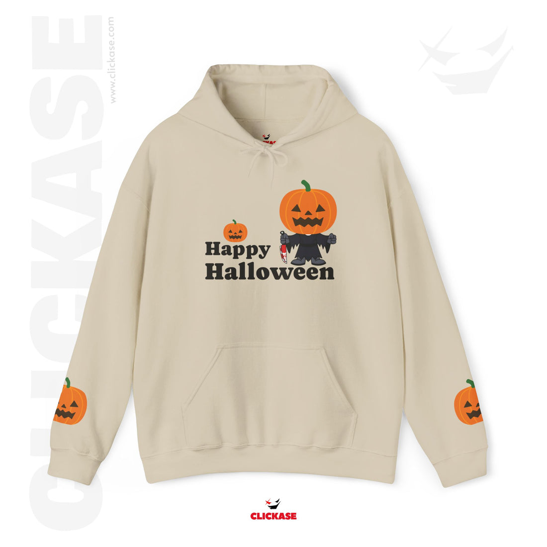 Halloween Pumpkin Hoodie - Unisex Heavy Blend