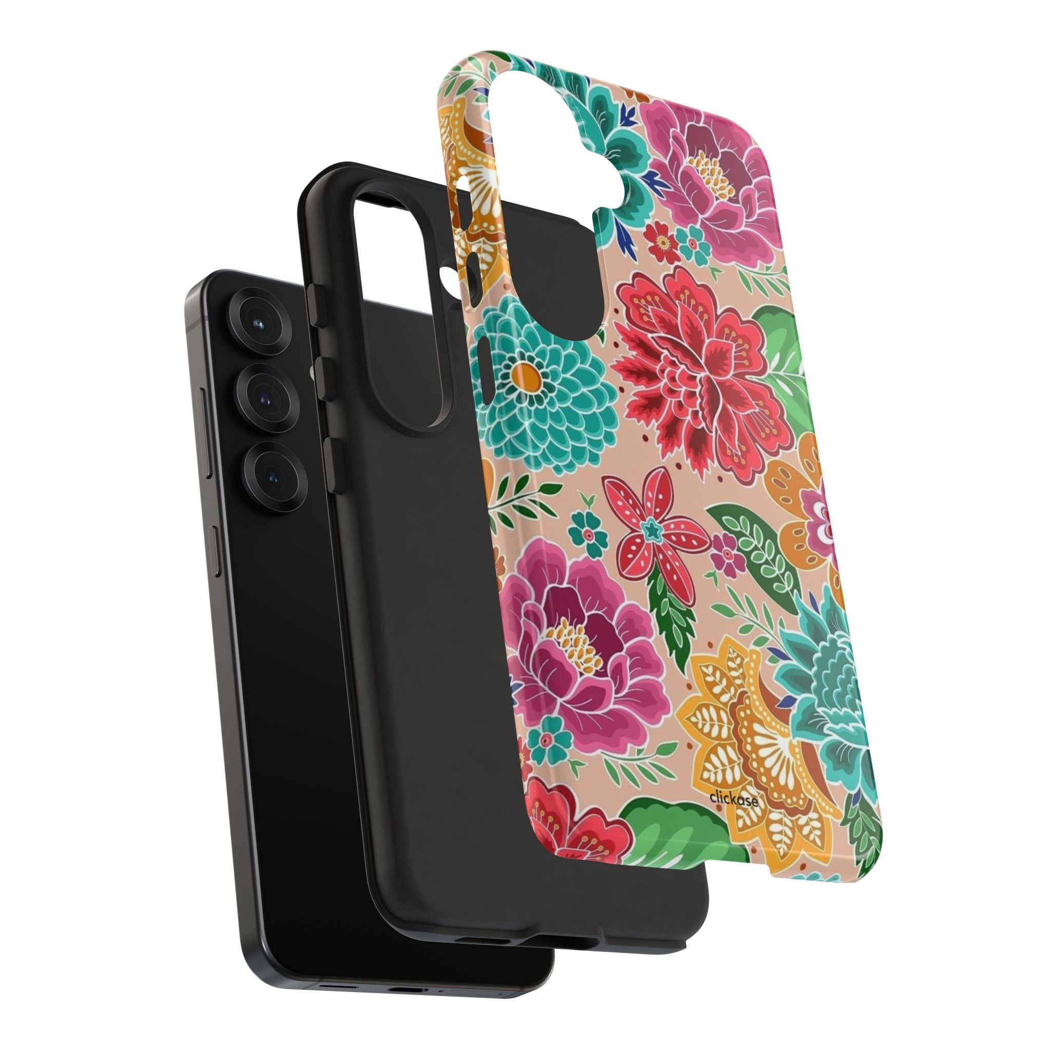 Cute Floral Design Tough Phone Case by