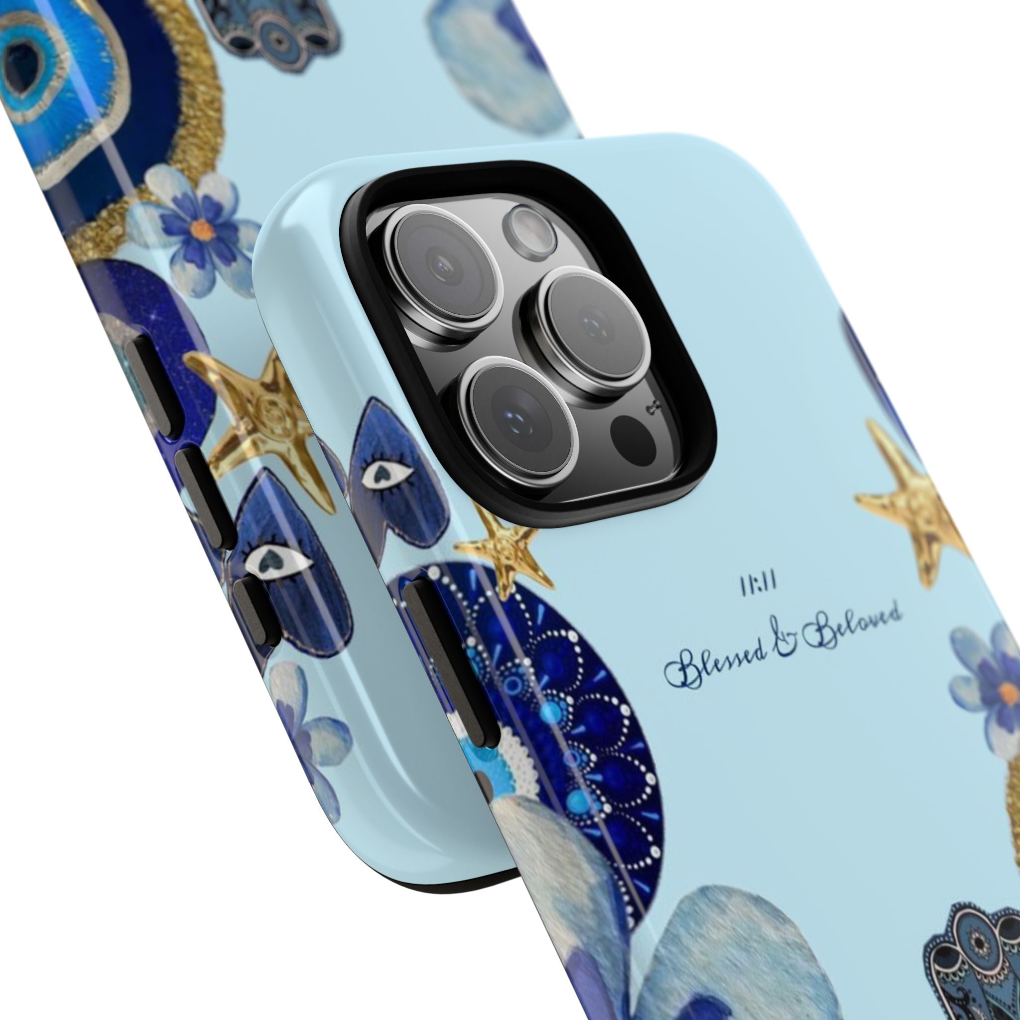 Hamsa Ocean-Inspired Tough Phone Case by