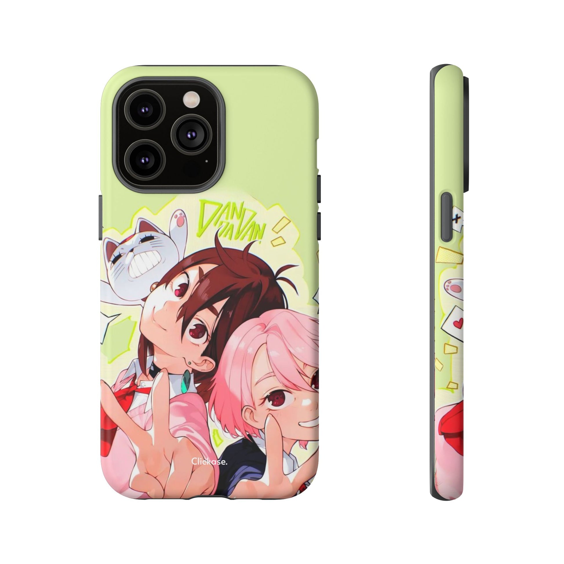 Momo & Aira - Dan Da Dan Tough Phone CasePhone CaseClickase®Momo & Aira