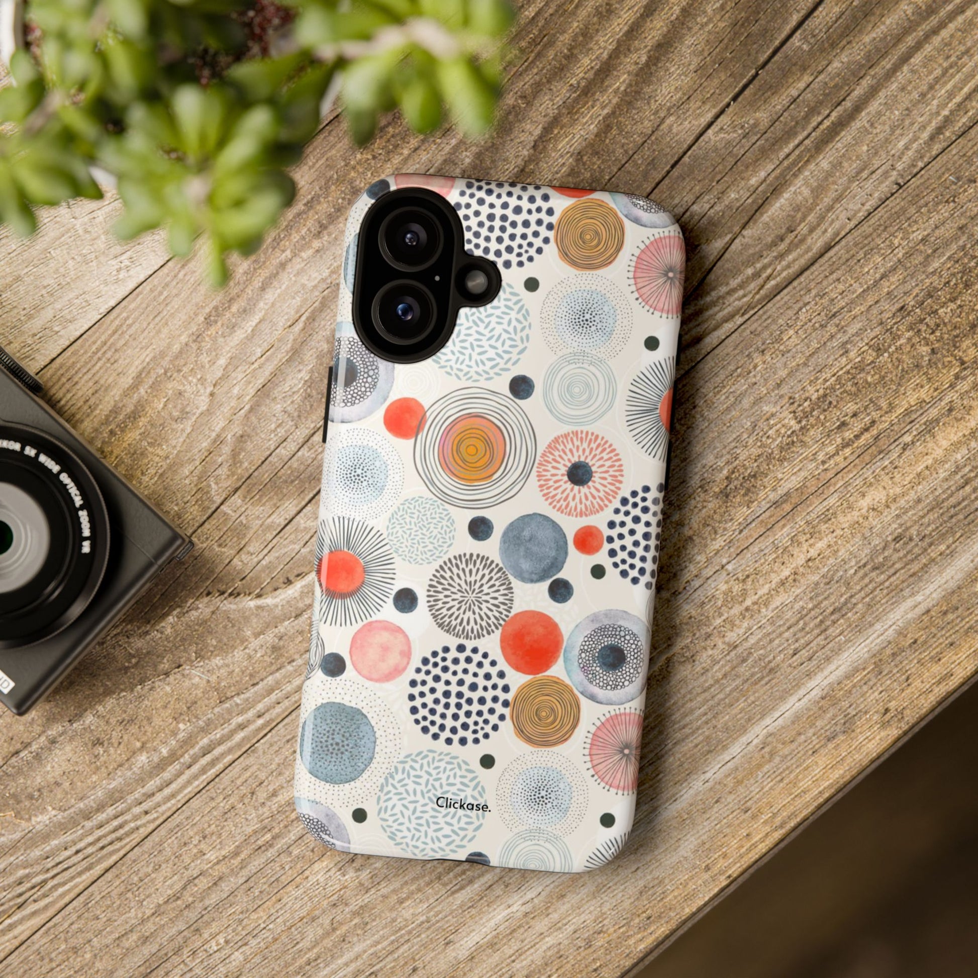 Colorful Abstract Tough Phone Case by