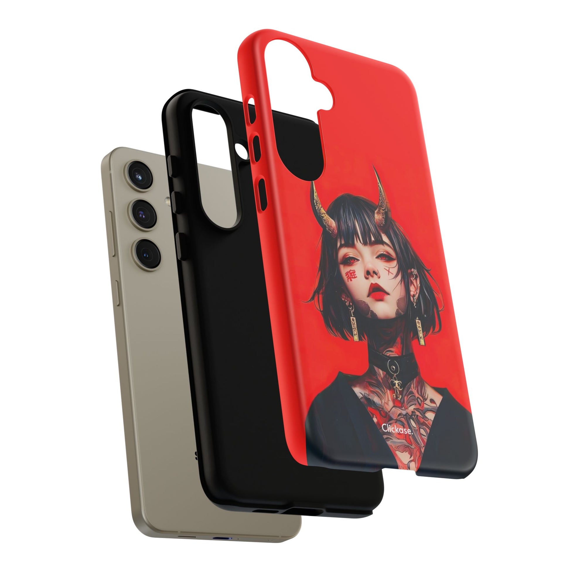 Stylish Phone Case with Edgy Design, Unique Phone Cover, Gothic Aesthetic Accessories, Trendy Cell Phone Case, Perfect Gift for Teens by