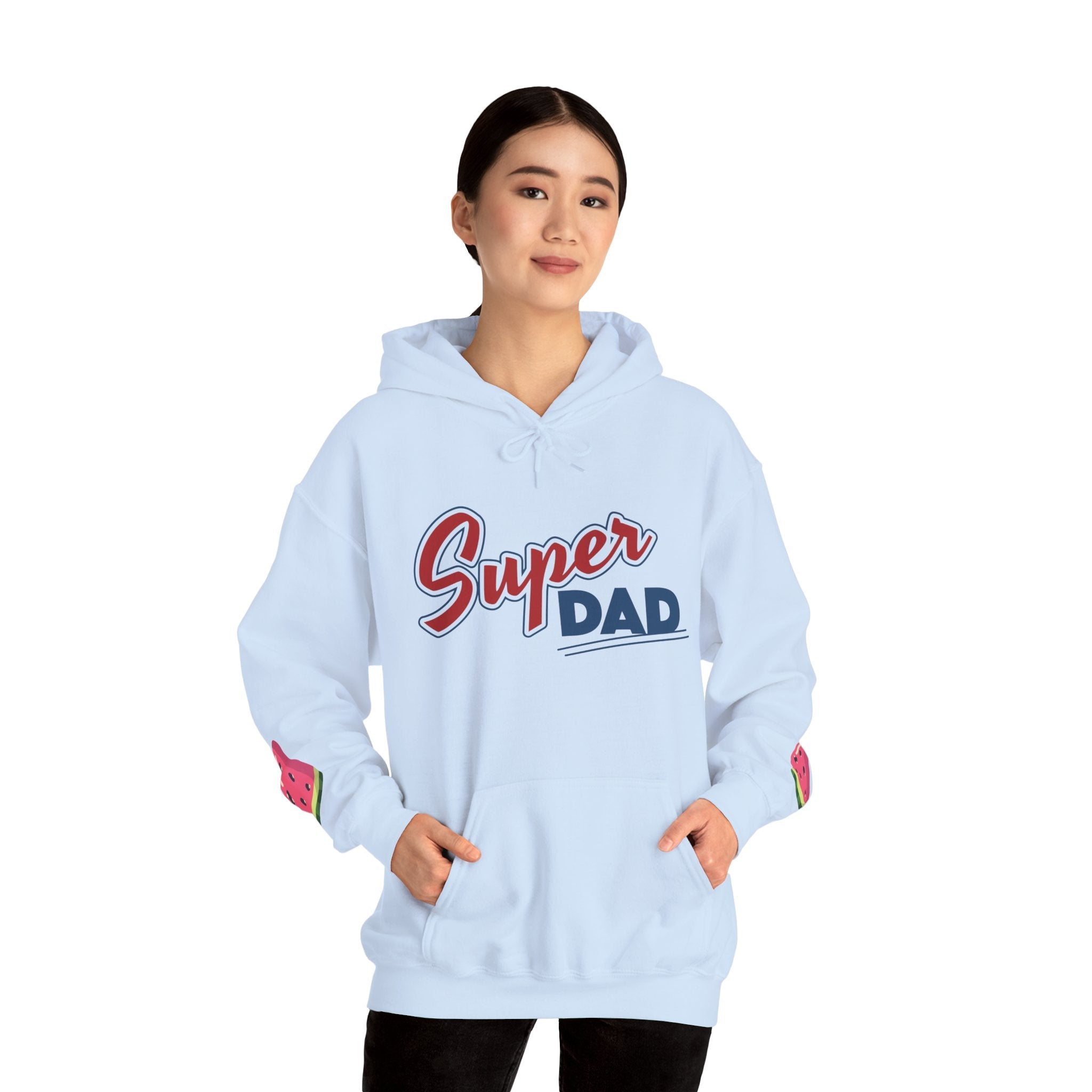 Super Dad Heart Hoodie by