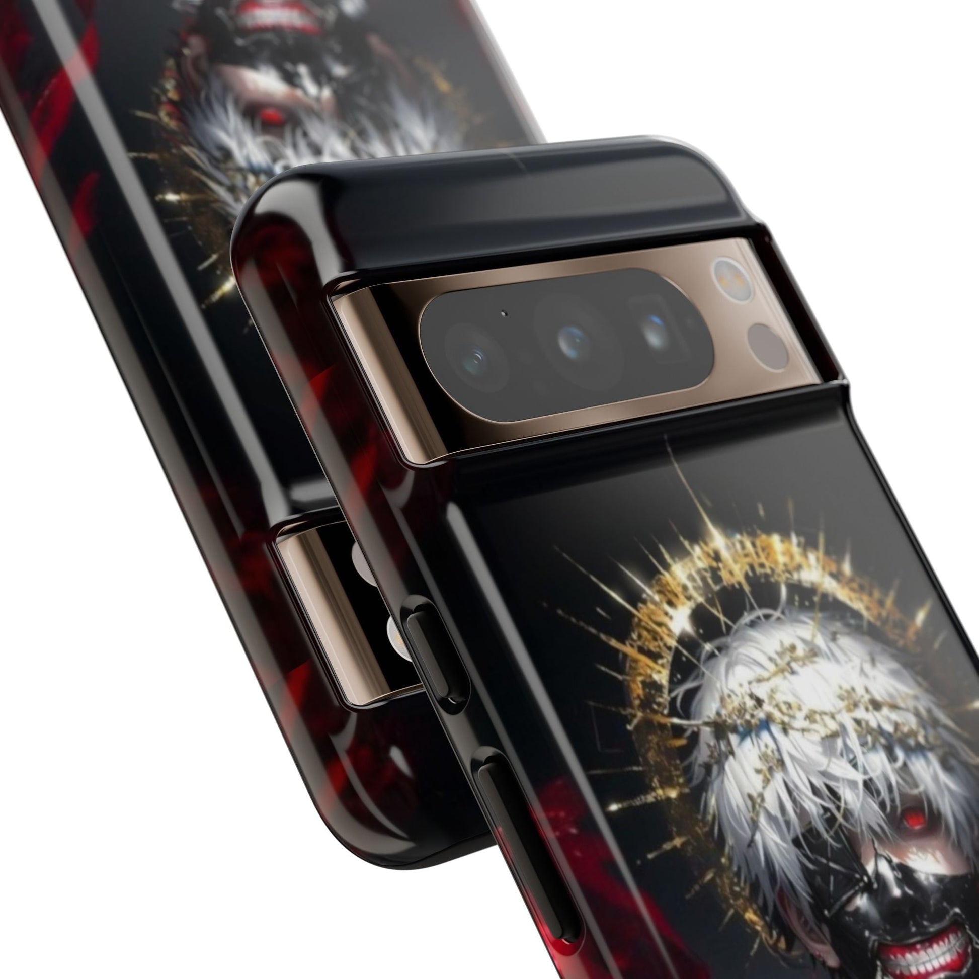 Ken Kaneki anime touch phone case with vibrant 3D wrap and durable protective design