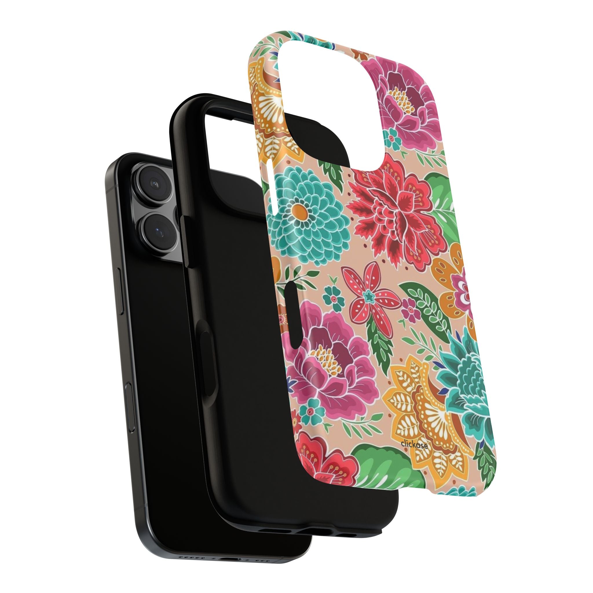 Cute Floral Design Tough Phone Case by