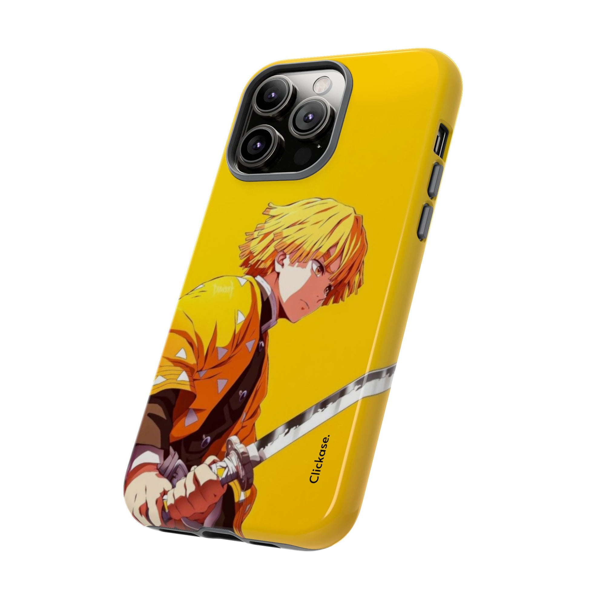 Zenitsu Agatsuma – Thunder Breathing Lightning Strike Tough Phone Case by