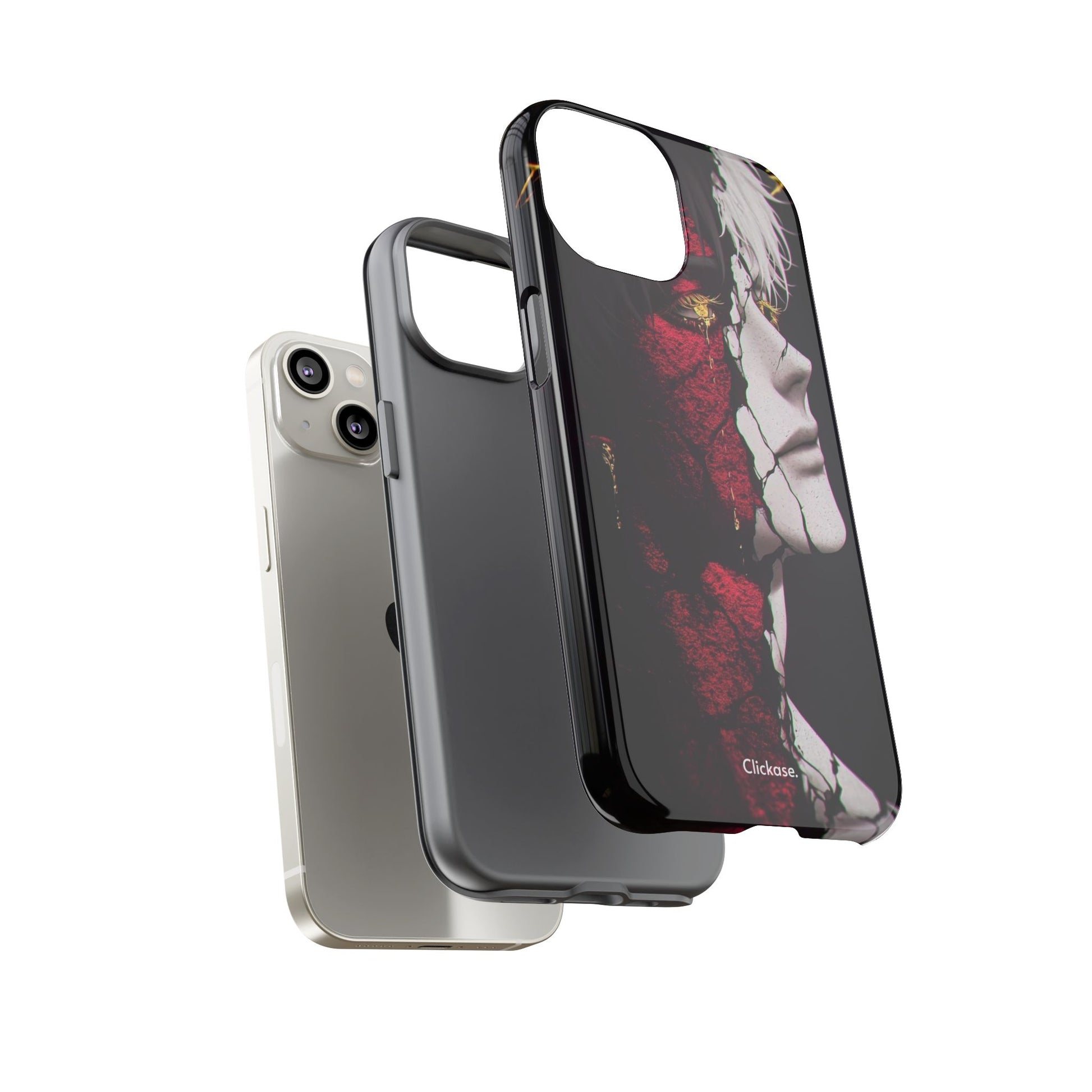 Duality Split Face Anime - Tough Phone Case by