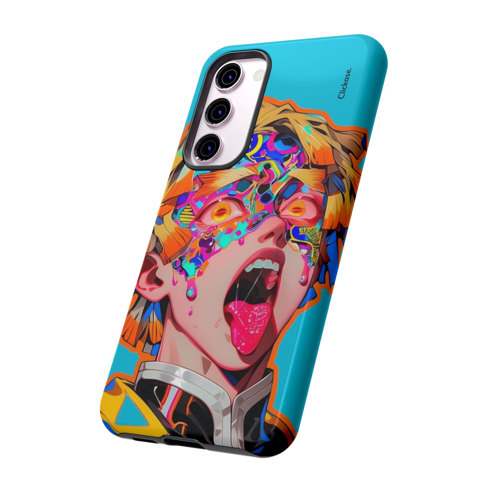 Zenitsu Agatsuma – Neon Thunder Pop Art Tough Phone Case by