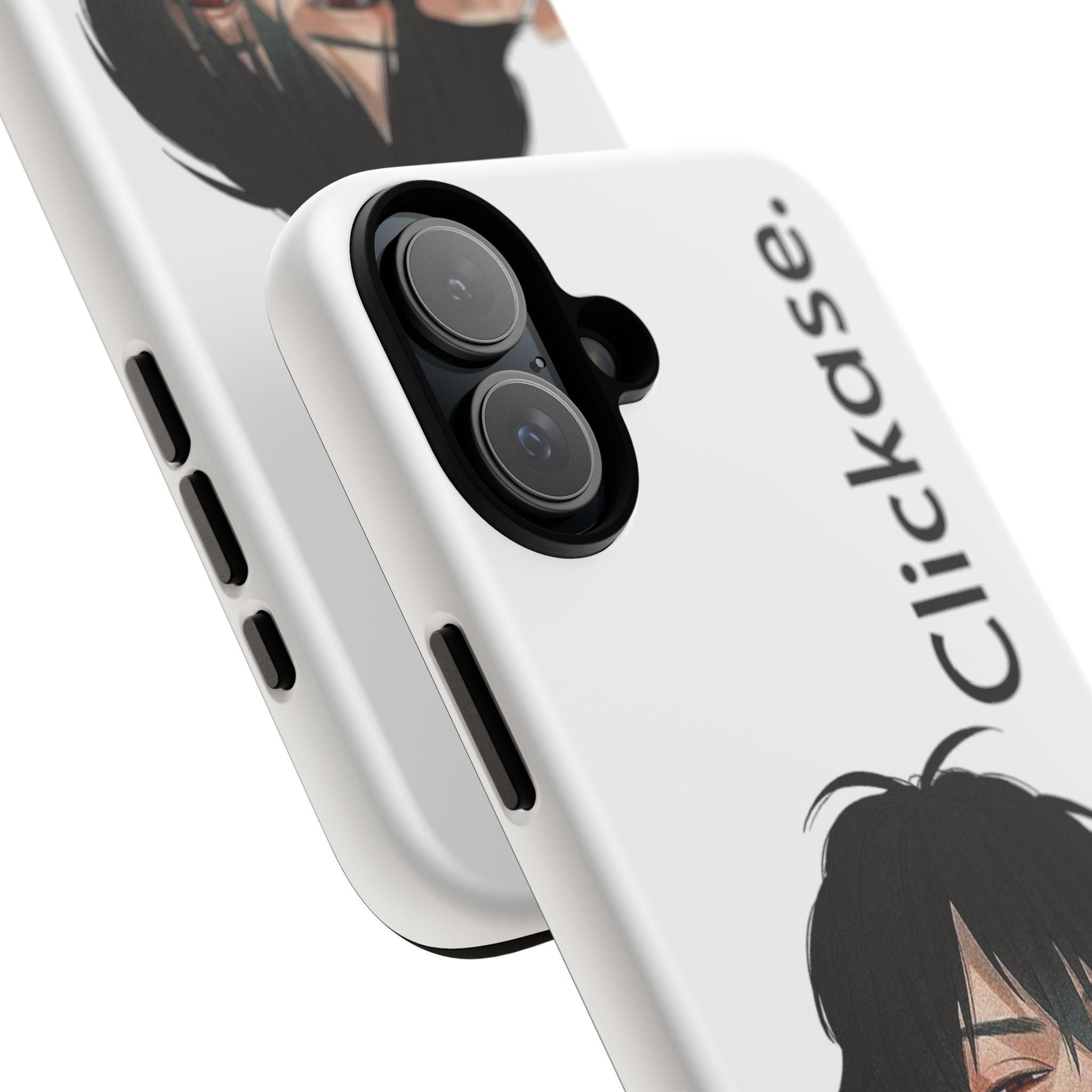 Edgy Anime Rebel Character - Tough Phone Case by