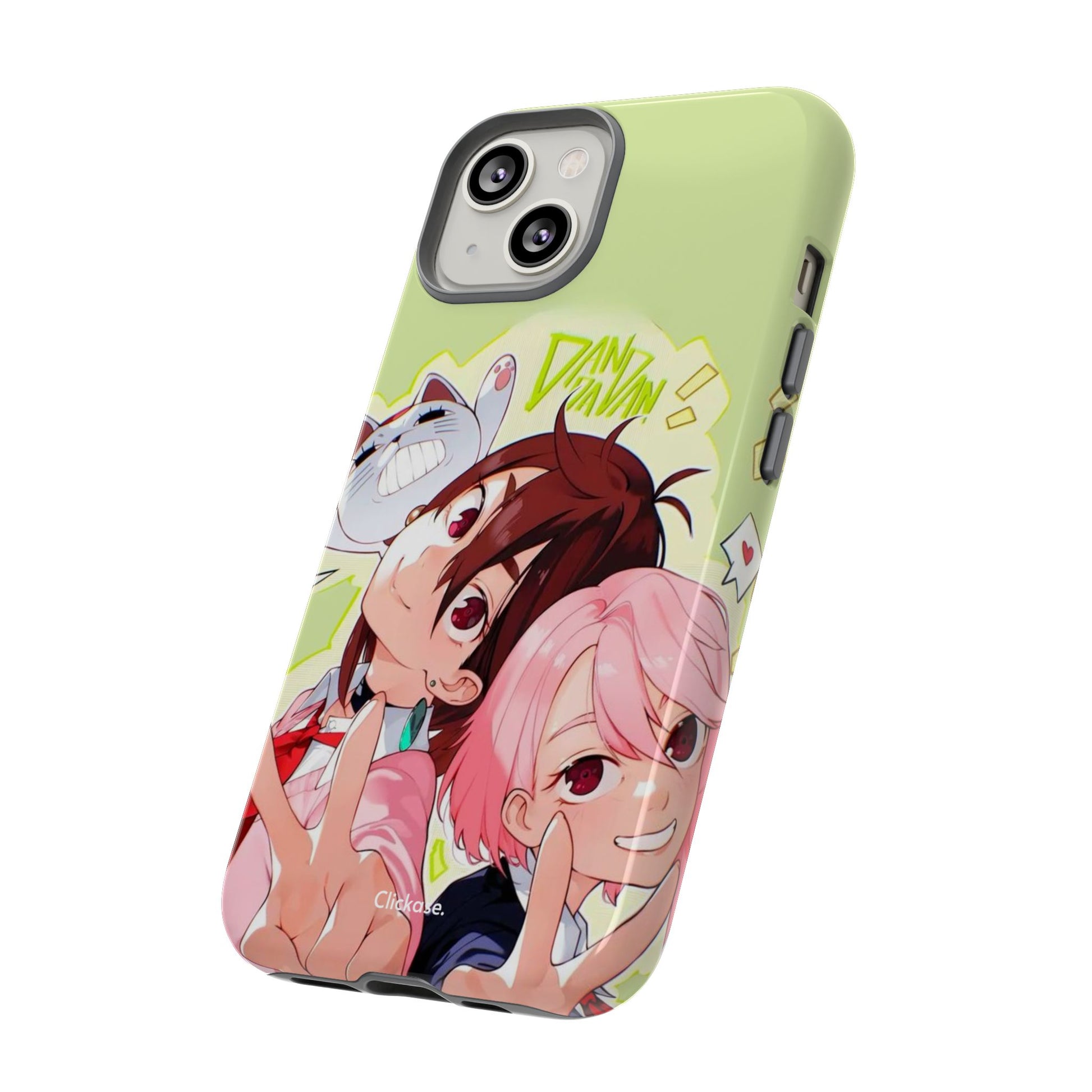 Momo & Aira - Dan Da Dan Tough Phone CasePhone CaseClickase®Momo & Aira