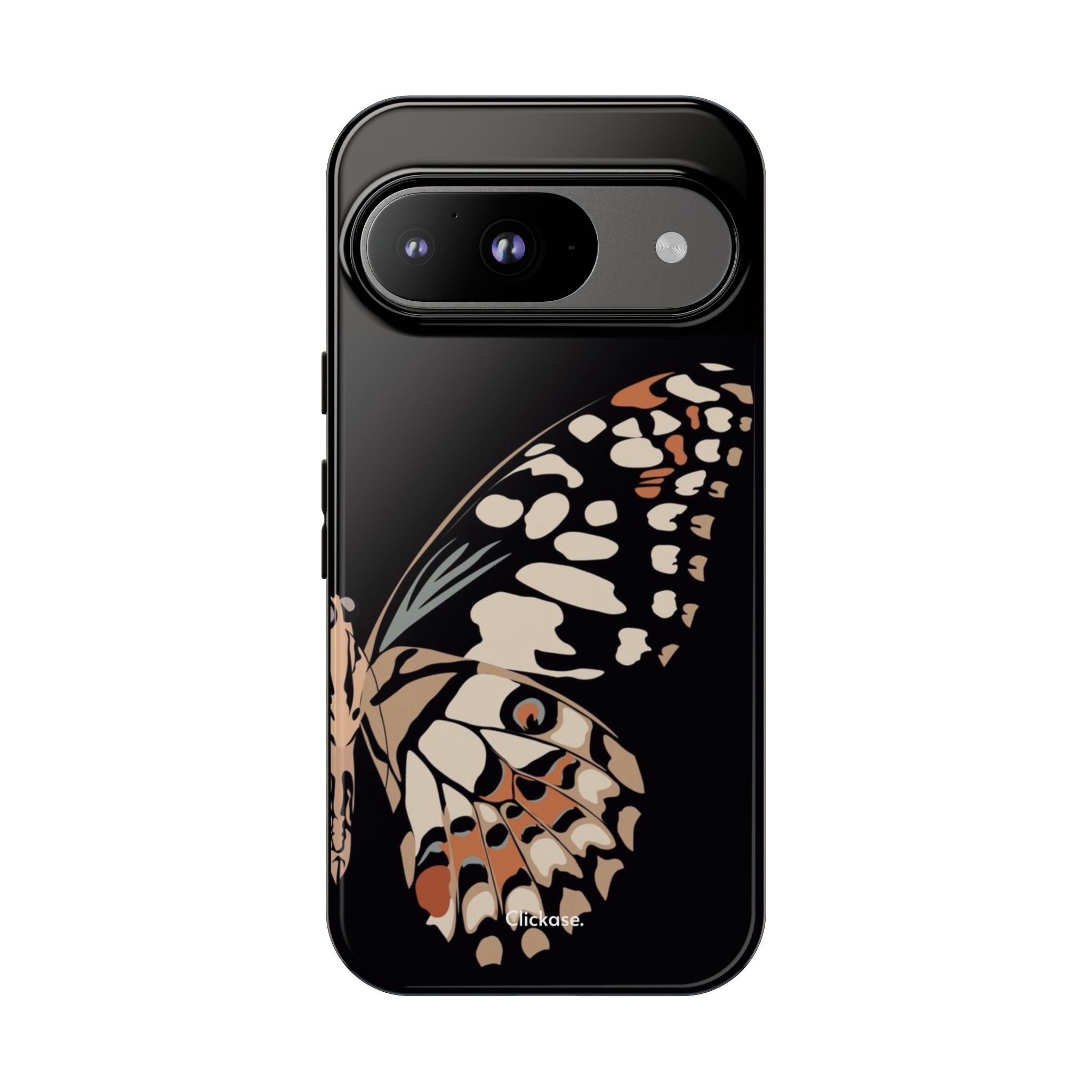 Butterfly Black Tough Phone Case by
