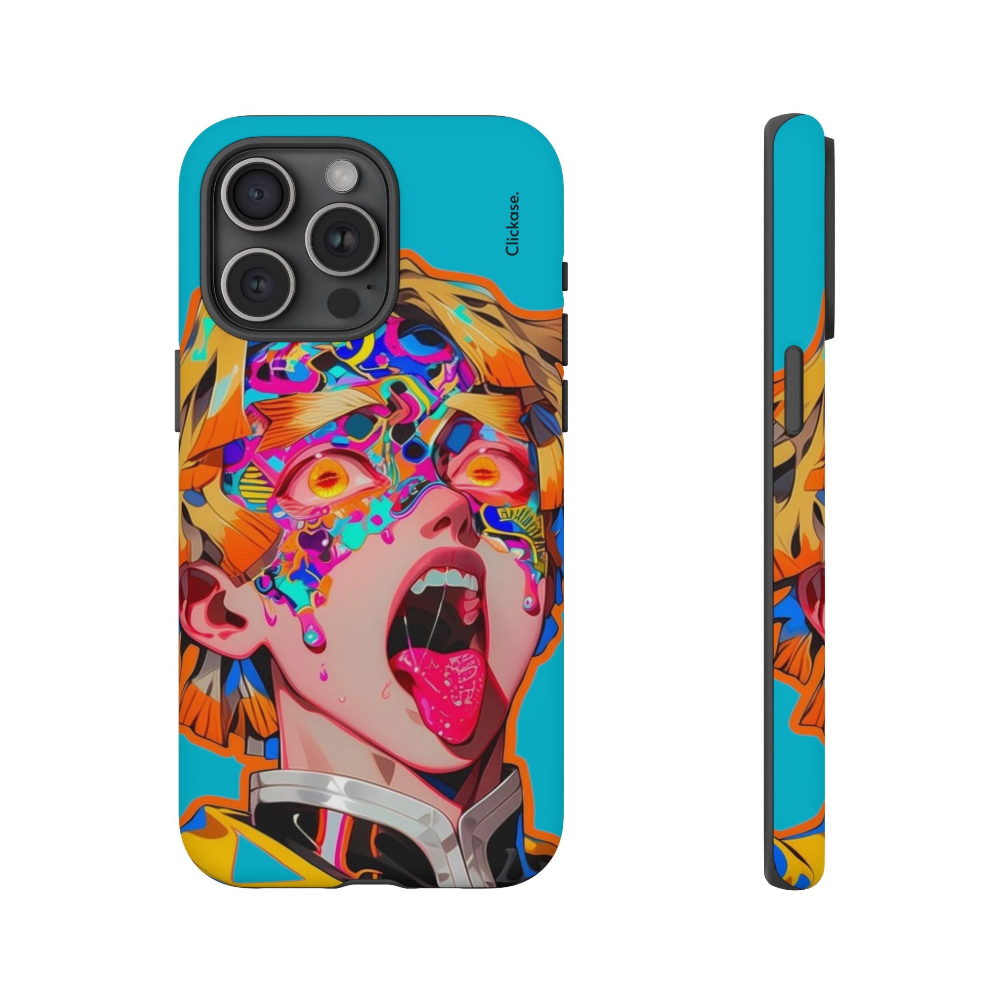 Zenitsu Agatsuma – Neon Thunder Pop Art Tough Phone Case by
