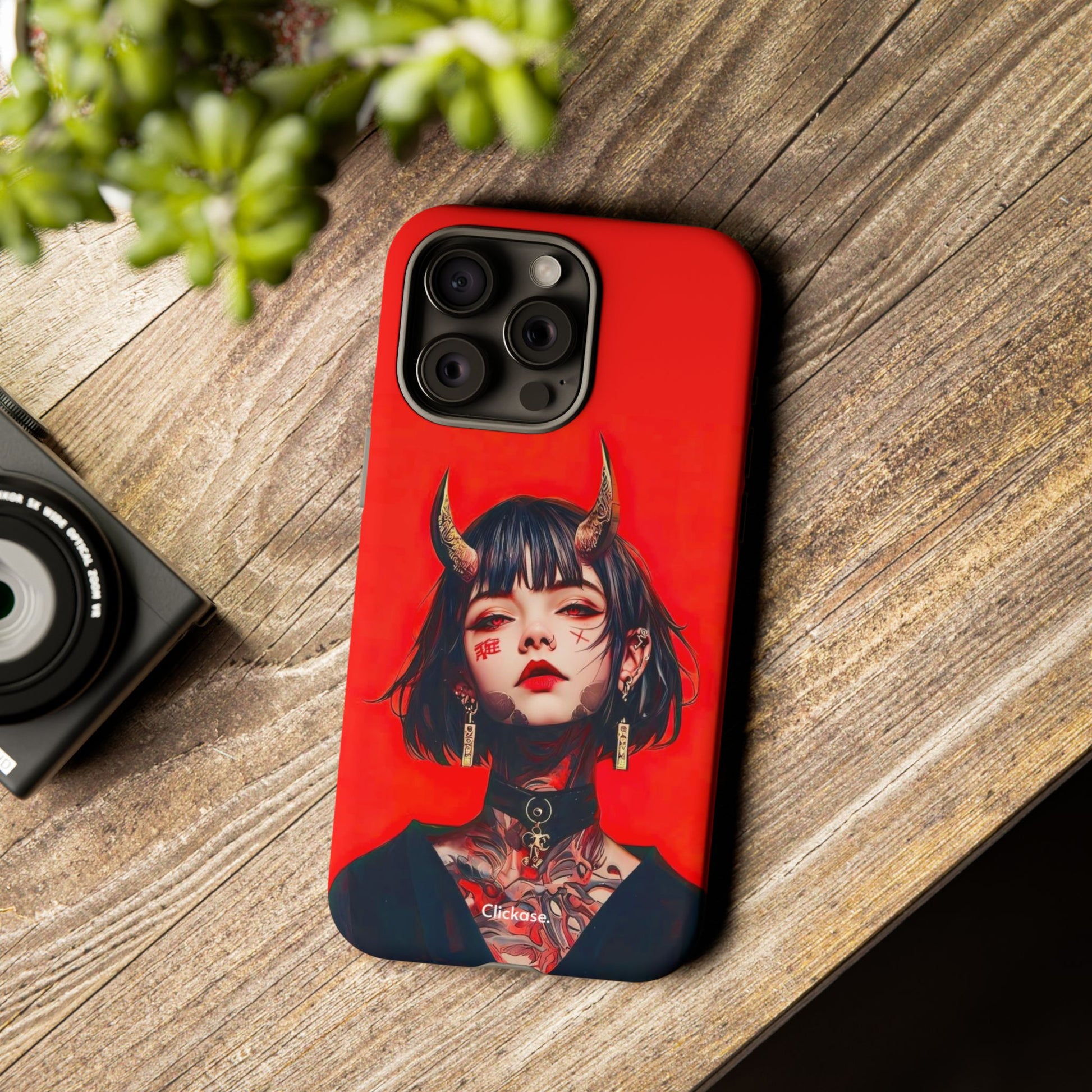 Stylish Phone Case with Edgy Design, Unique Phone Cover, Gothic Aesthetic Accessories, Trendy Cell Phone Case, Perfect Gift for Teens by