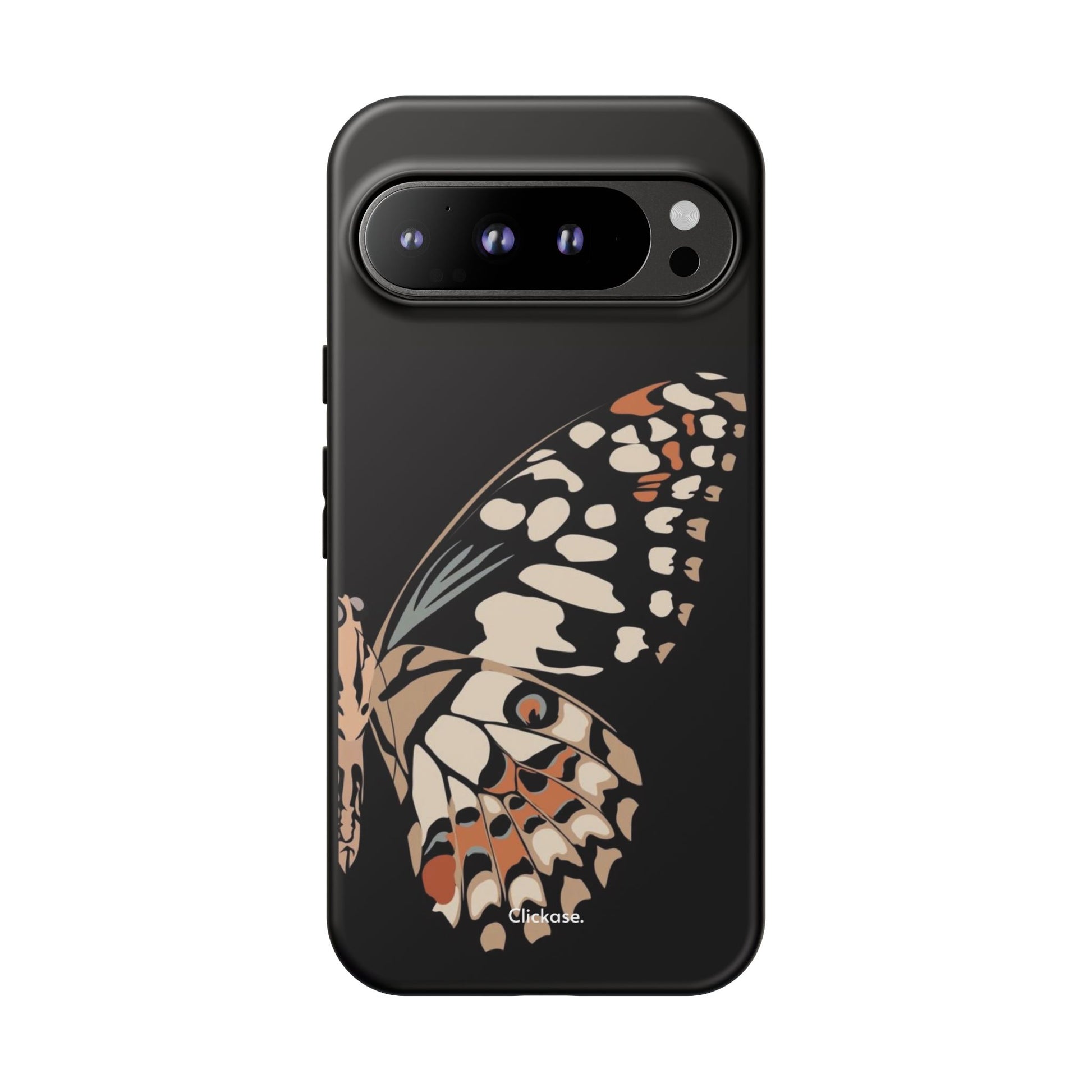 Butterfly Black Tough Phone Case by