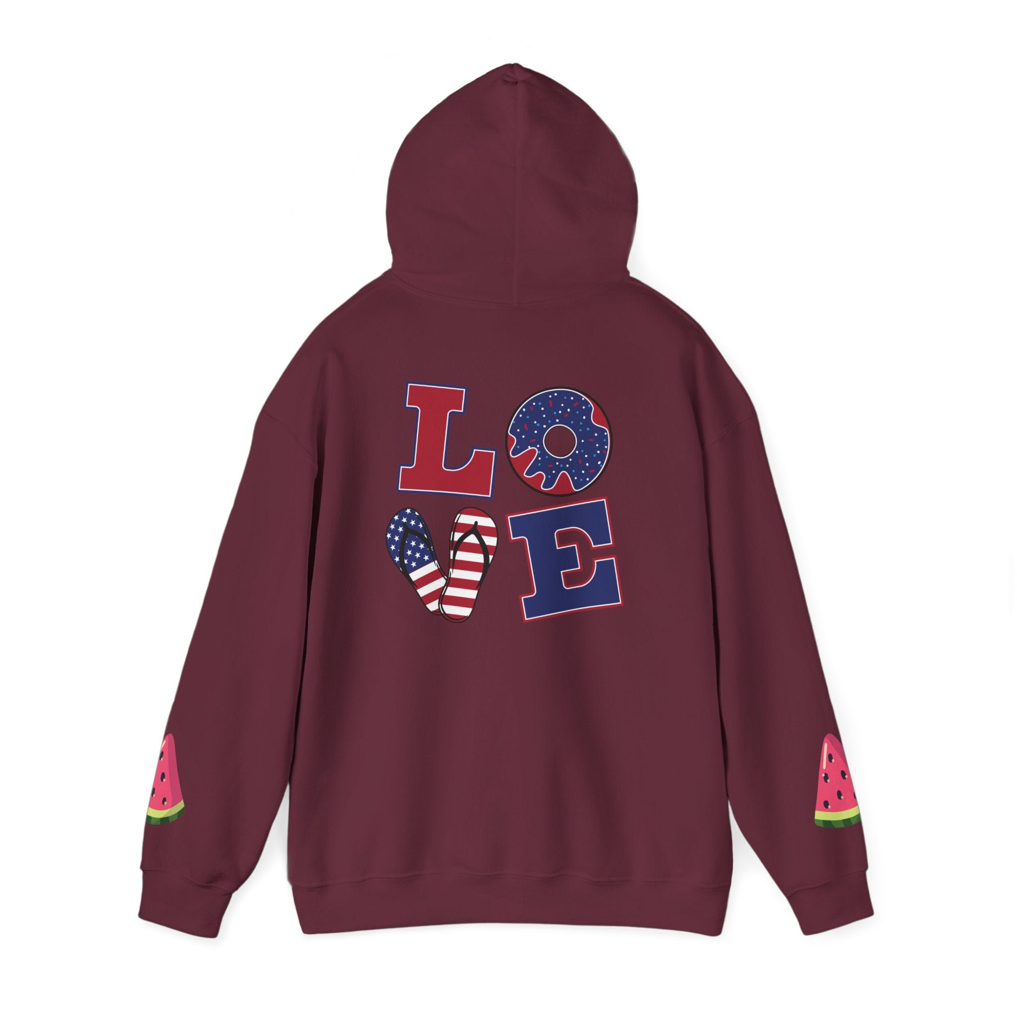 Super Dad Heart Hoodie by