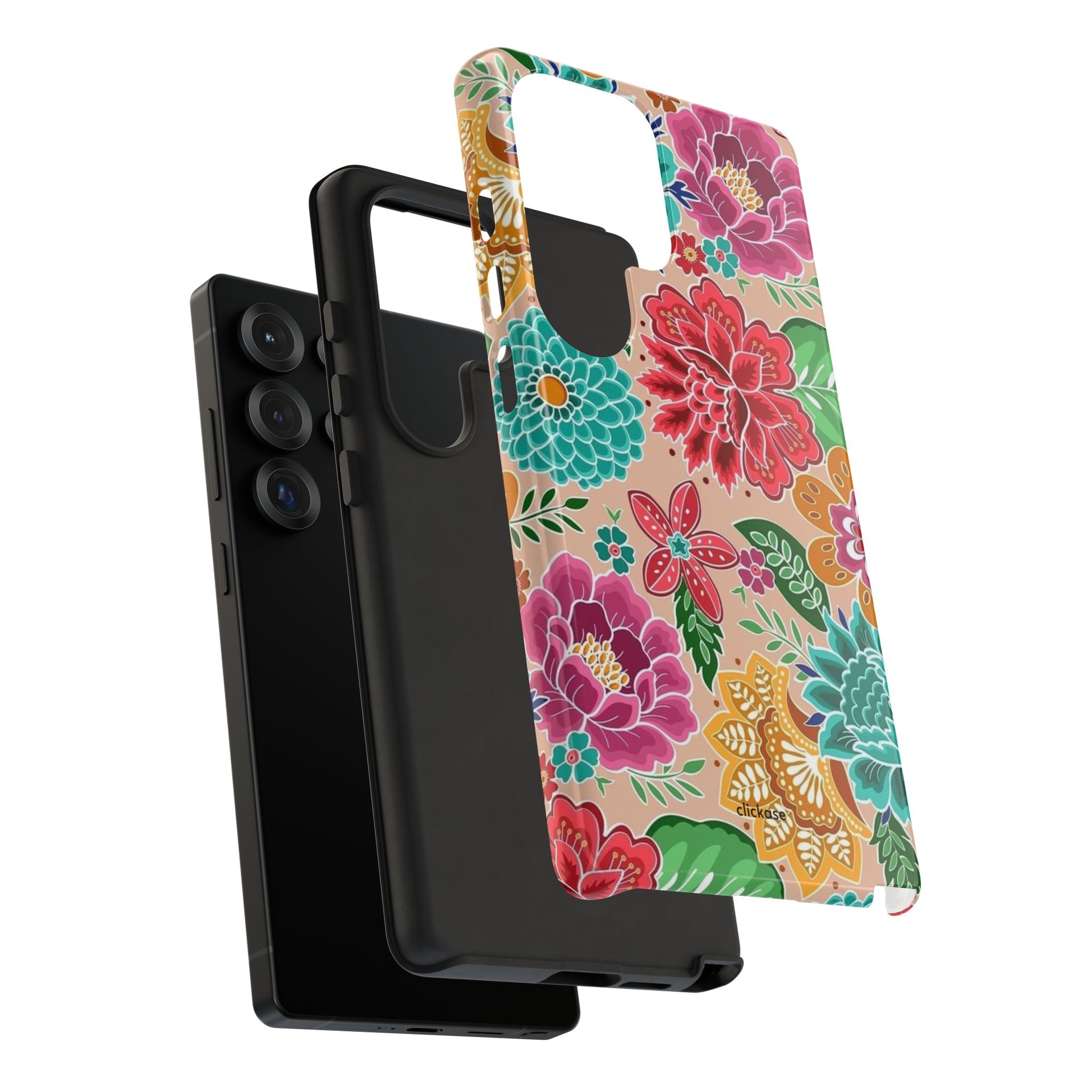 Cute Floral Design Tough Phone Case by