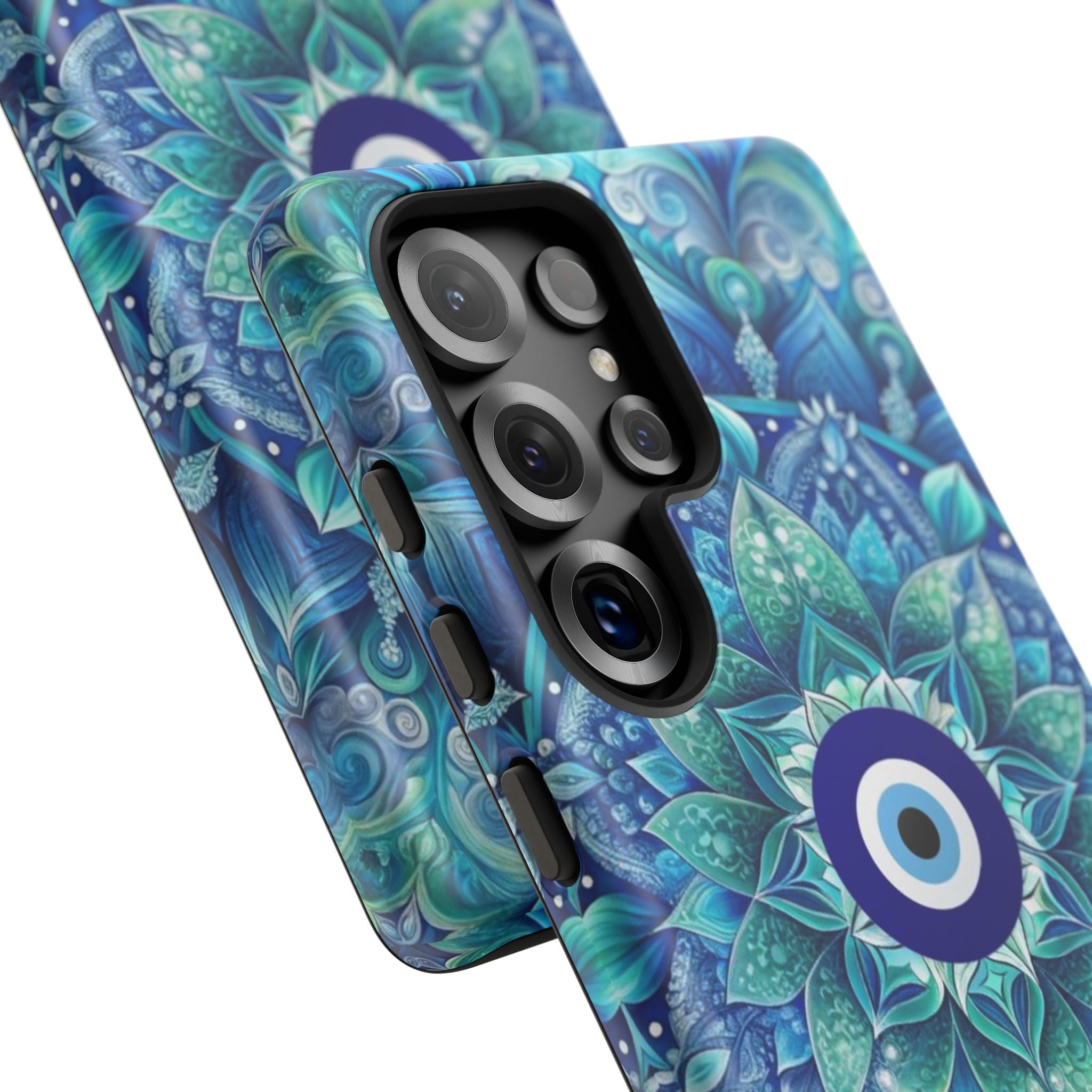 Mandala Design Blue Eye Pattern Tough Phone Case by