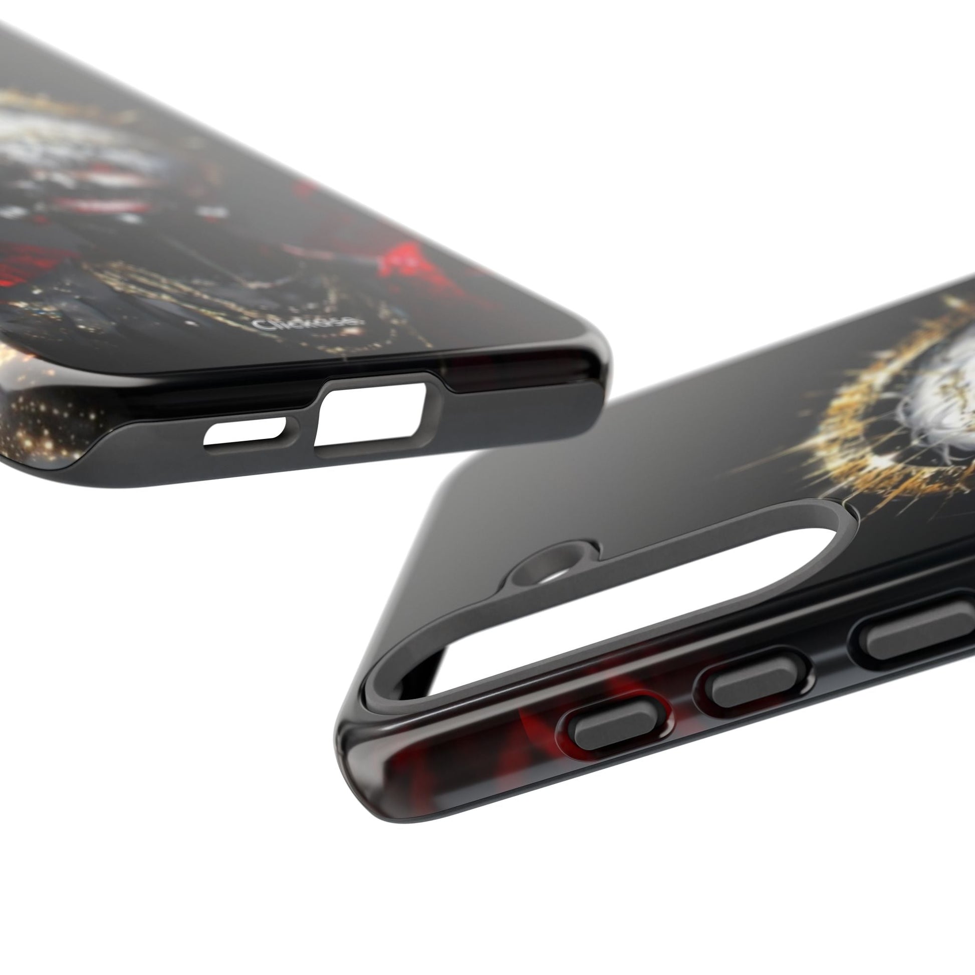 Ken Kaneki anime-themed durable phone case with 3D wrap and shock-absorbing silicone liner