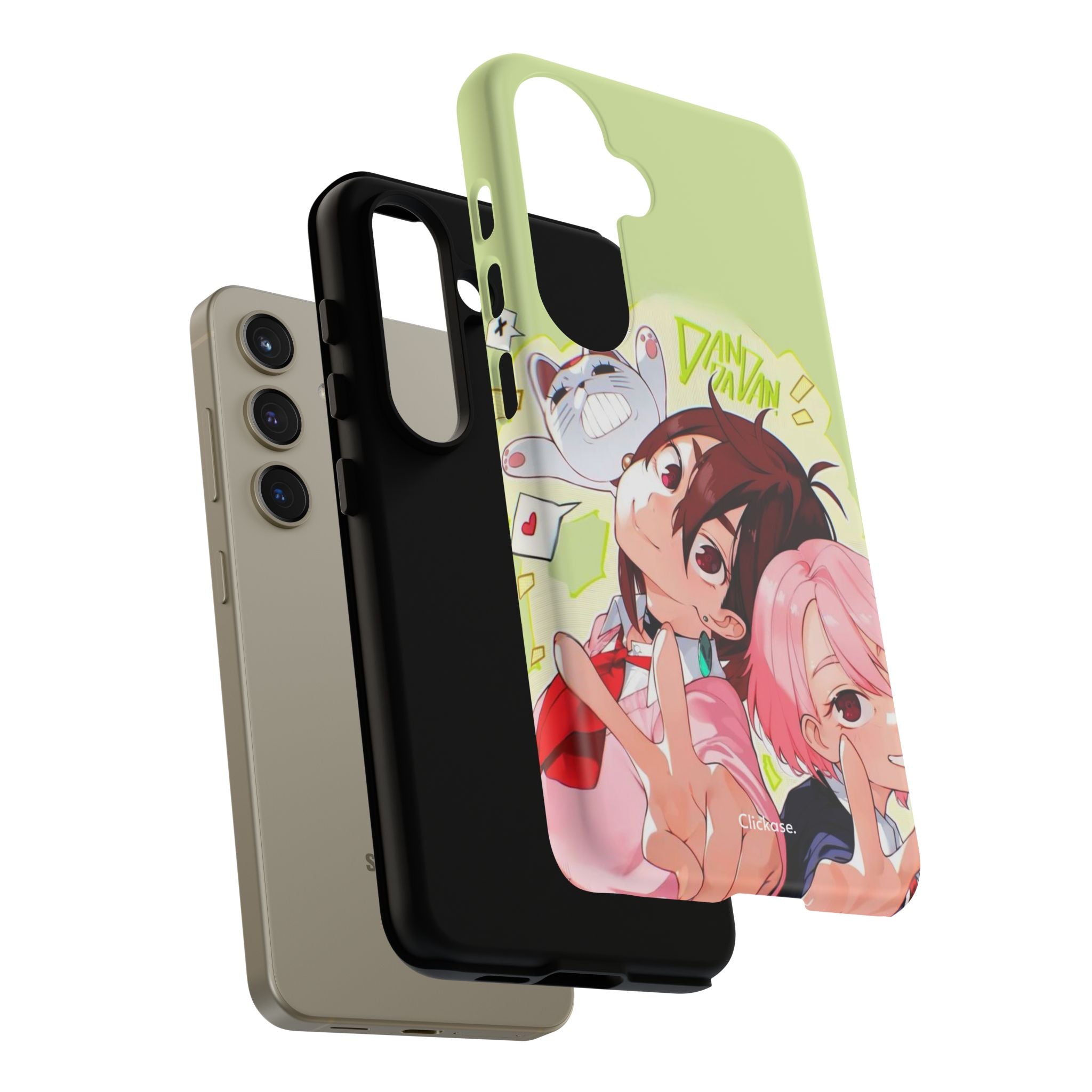Momo & Aira - Dan Da Dan Tough Phone CasePhone CaseClickase®Momo & Aira