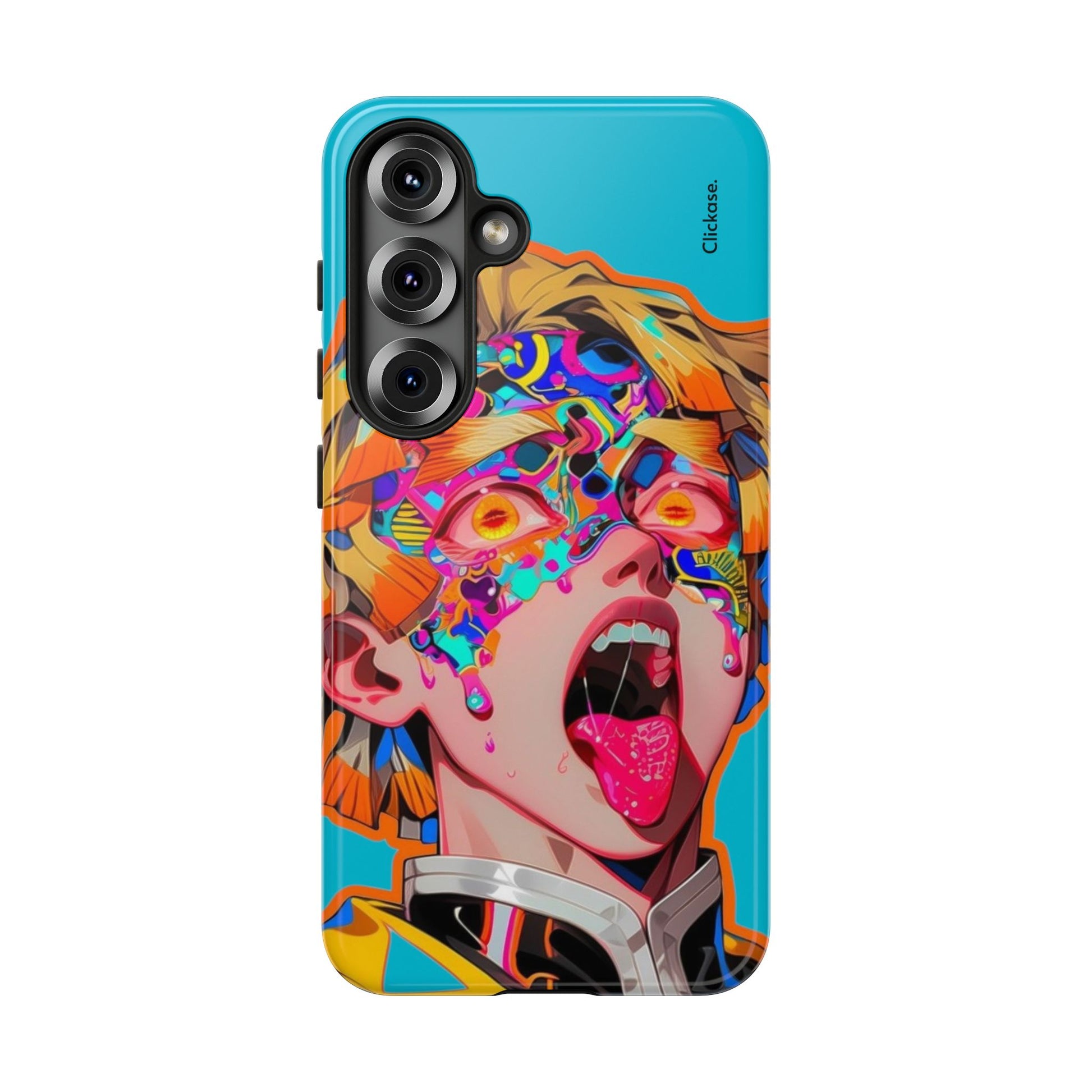 Zenitsu Agatsuma – Neon Thunder Pop Art Tough Phone Case by