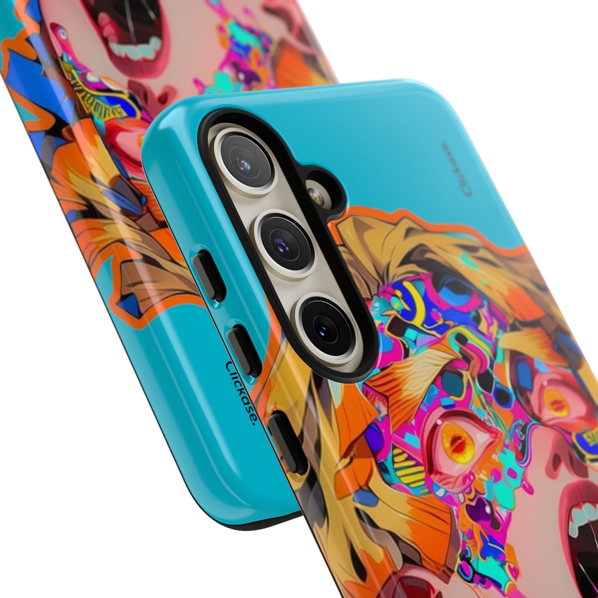 Zenitsu Agatsuma – Neon Thunder Pop Art Tough Phone Case by