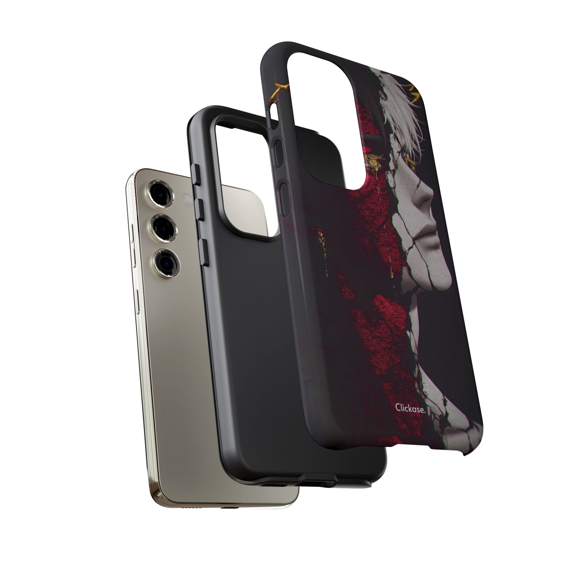 Duality Split Face Anime - Tough Phone Case by
