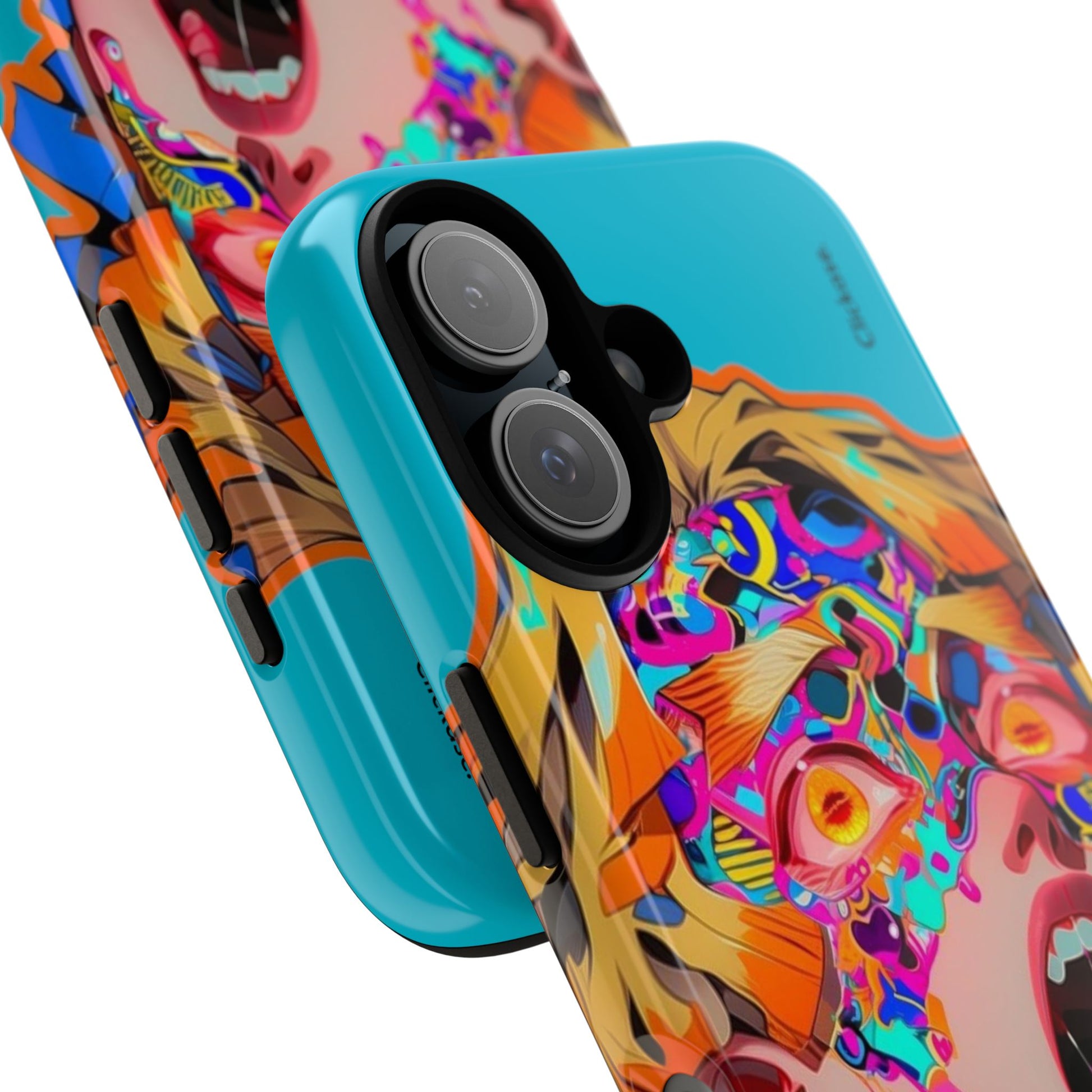 Zenitsu Agatsuma – Neon Thunder Pop Art Tough Phone Case by