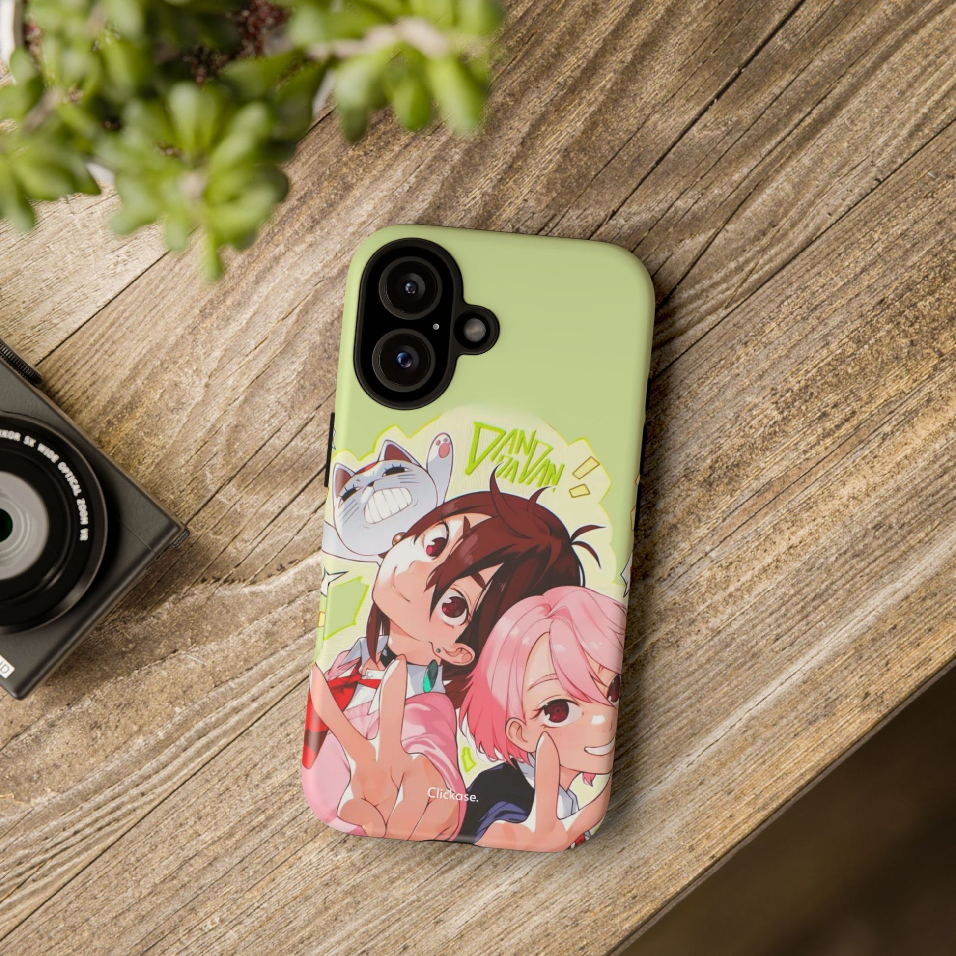 Momo & Aira - Dan Da Dan Tough Phone CasePhone CaseClickase®Momo & Aira