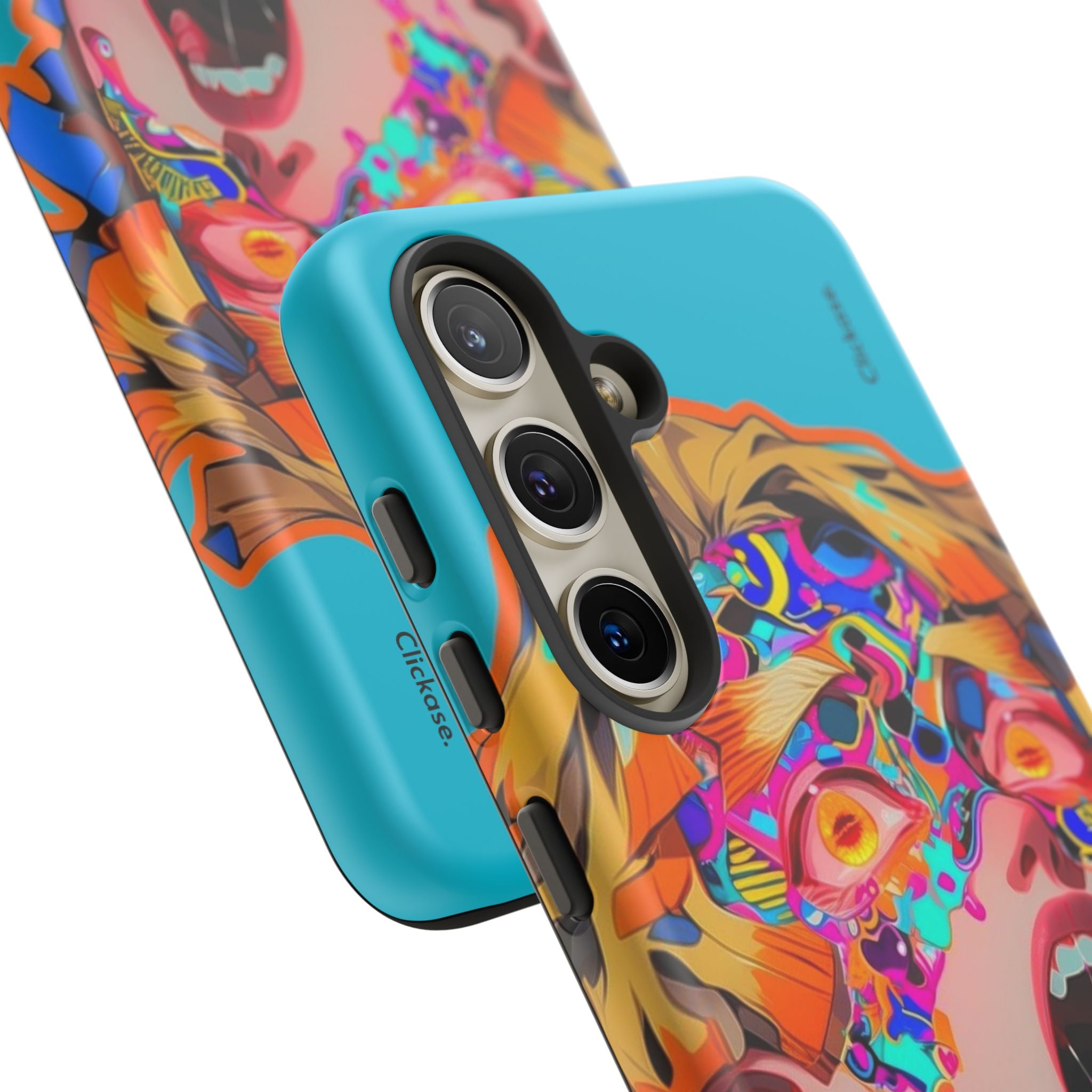 Zenitsu Agatsuma – Neon Thunder Pop Art Tough Phone Case by