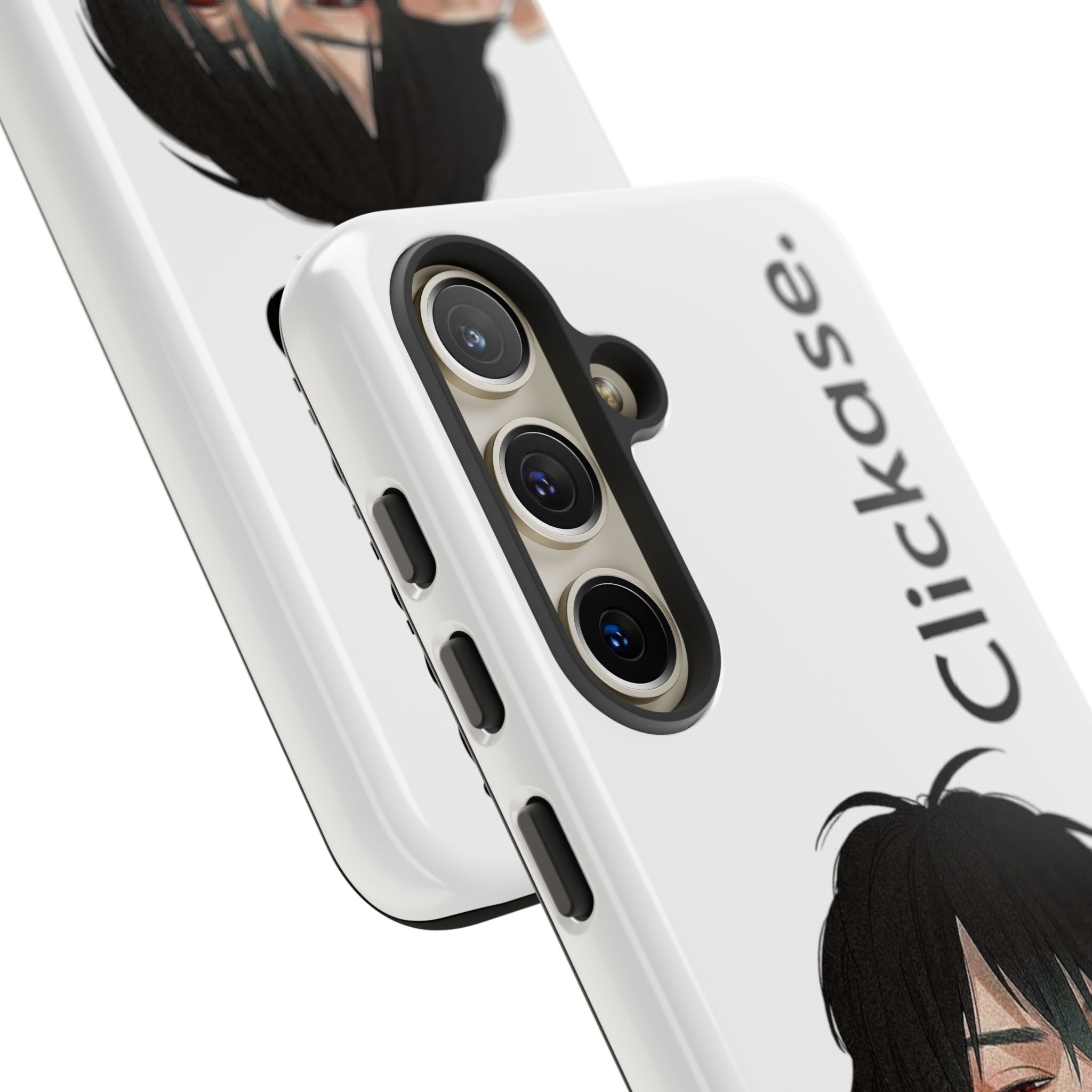 Edgy Anime Rebel Character - Tough Phone Case by